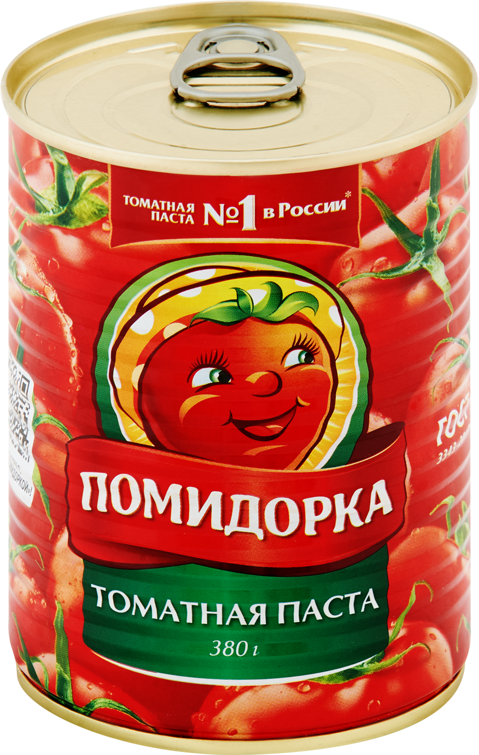 Изображение товара Томатная паста ПОМИДОРКА, 380г - натуральный соус