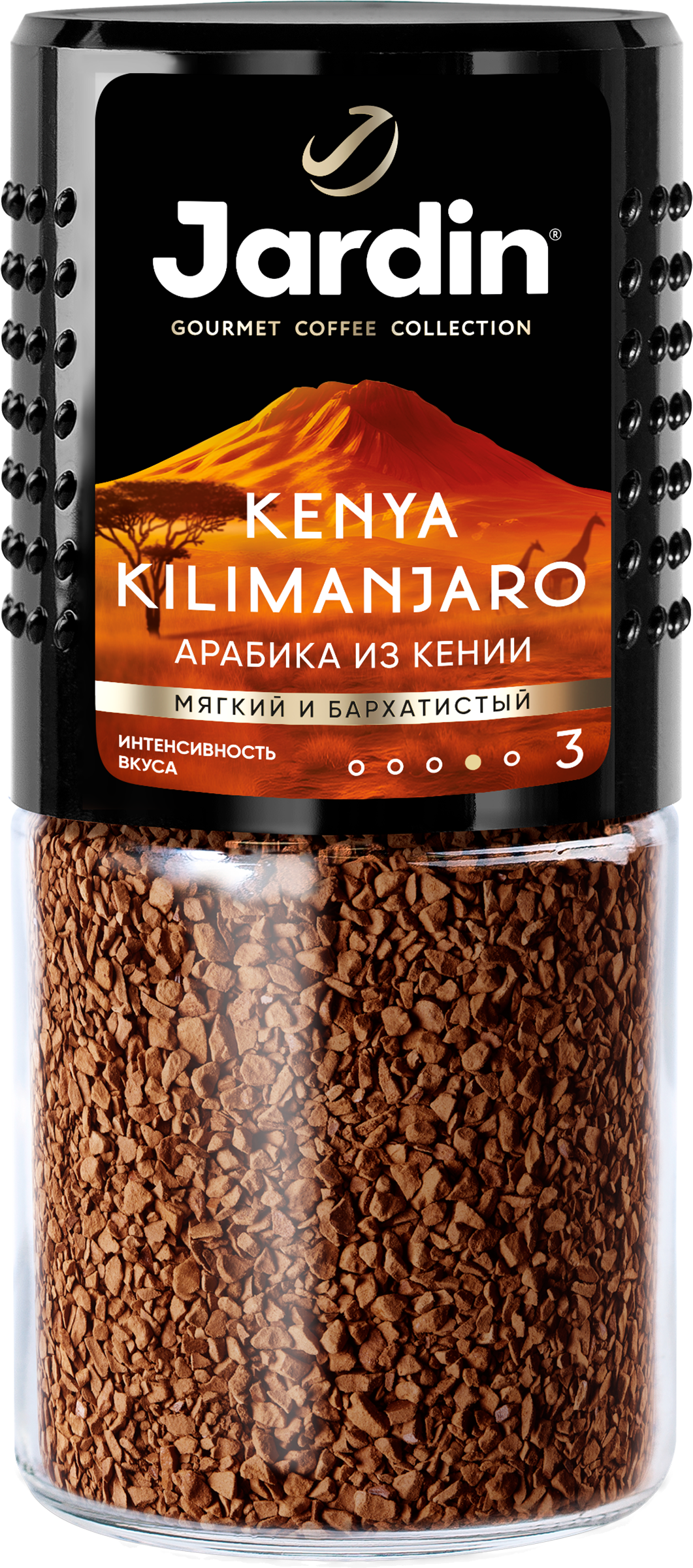 Изображение товара Кофе растворимый JARDIN kenya Kilimanjaro натуральный сублимированный, 95г