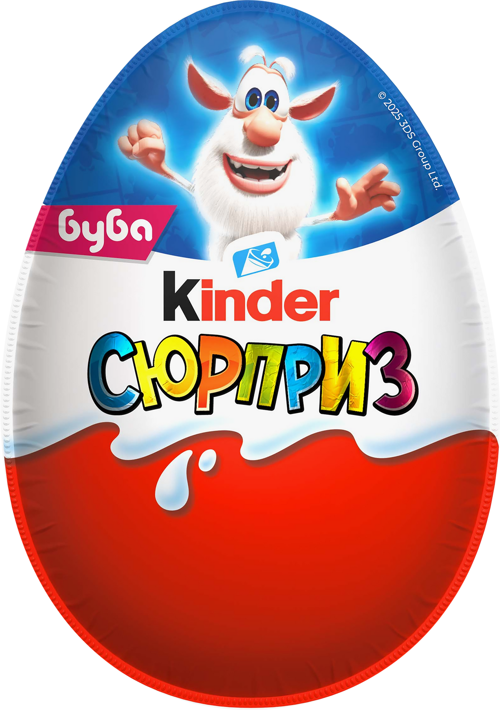 Изображение товара Яйцо шоколадное KINDER Сюрприз из молочного шоколада с игрушкой 20г