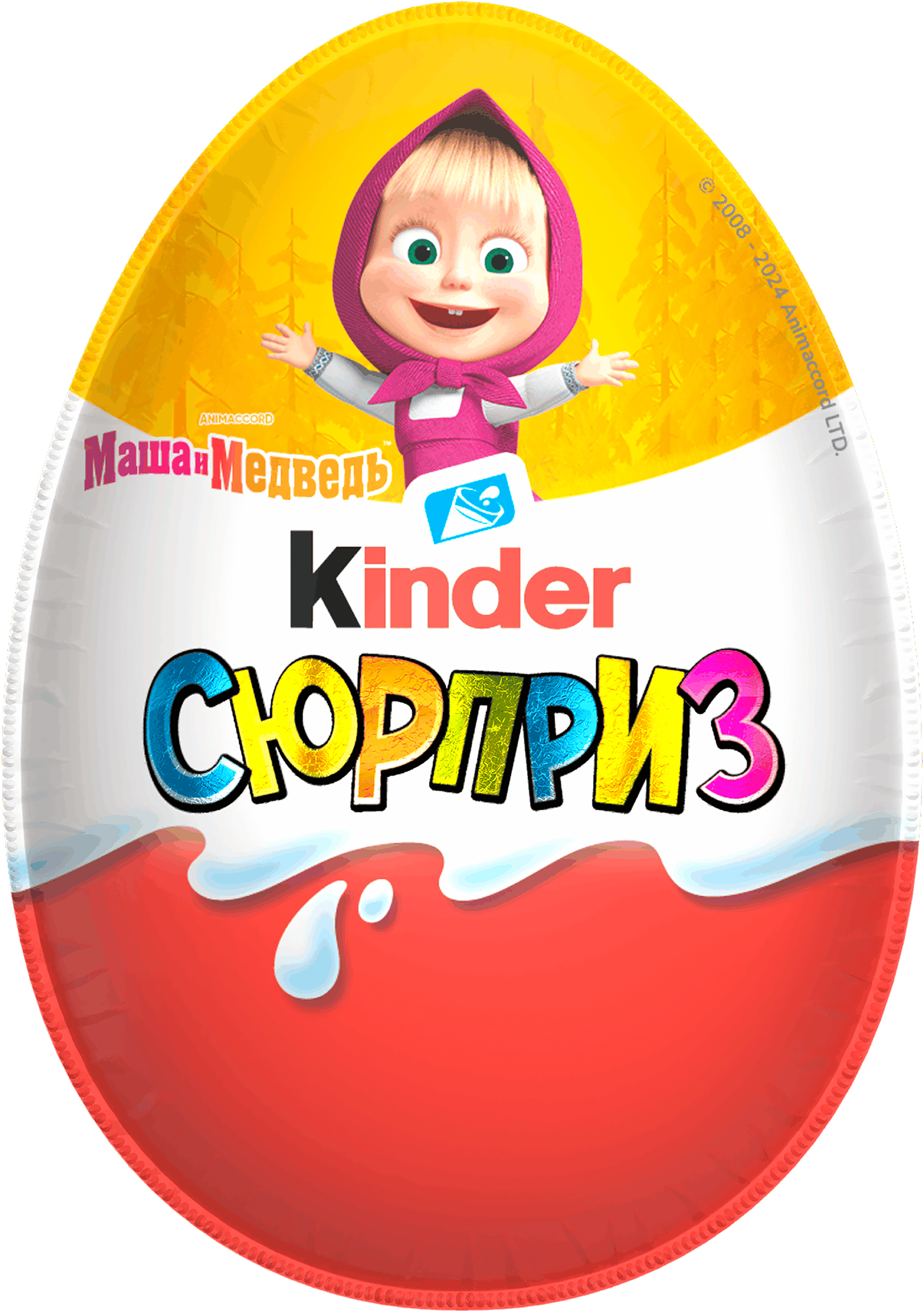 Изображение товара Яйцо шоколадное KINDER Сюрприз из молочного шоколада с игрушкой, 20г