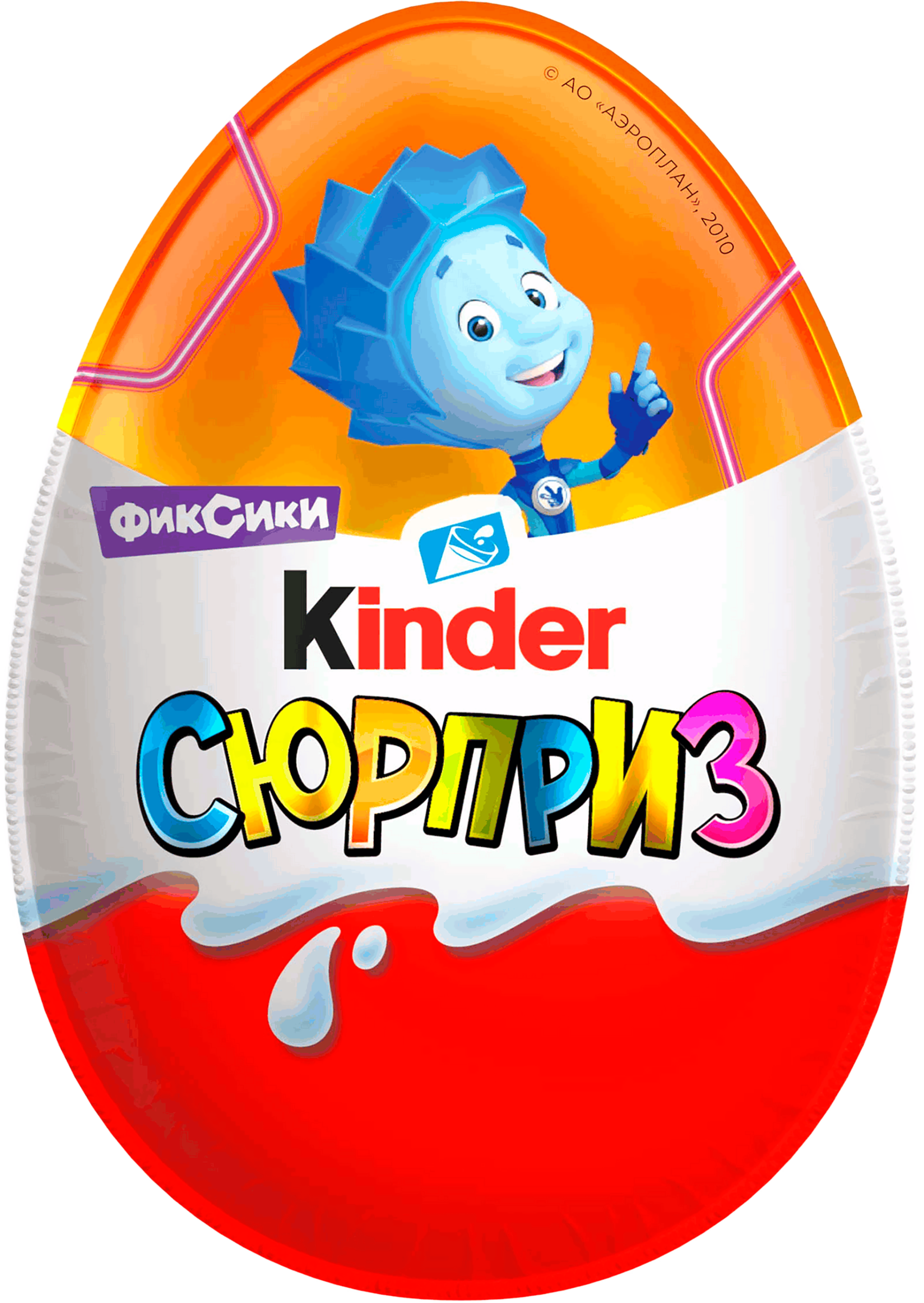 Изображение товара Яйцо шоколадное KINDER Сюрприз из молочного шоколада с игрушкой 20г