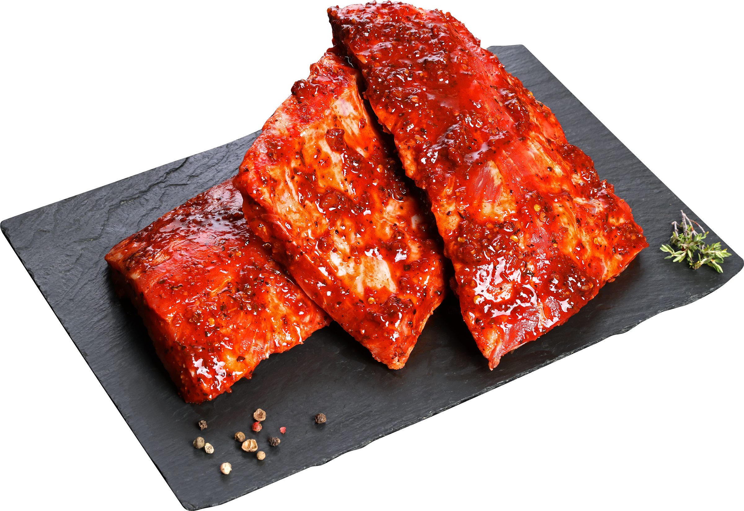 Изображение товара Свиные ребрышки в маринаде ЛЕНТА FRESH 642.19 рублей