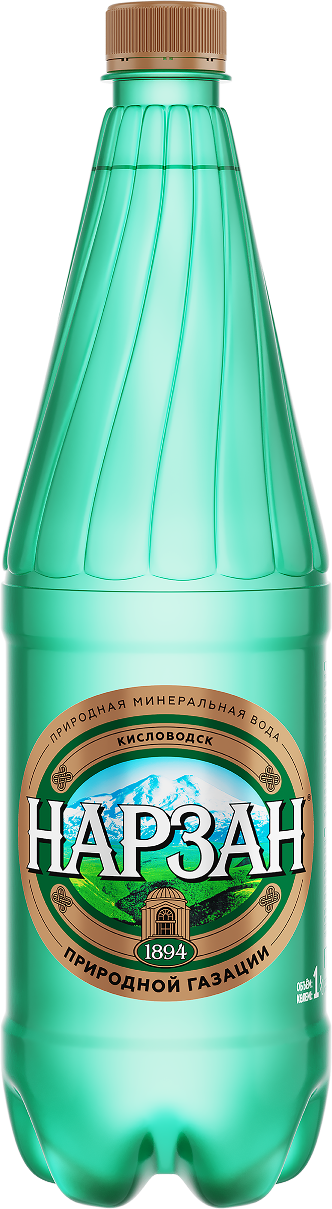 Изображение товара Вода минеральная НАРЗАН лечебно-столовая природной газации, 1л
