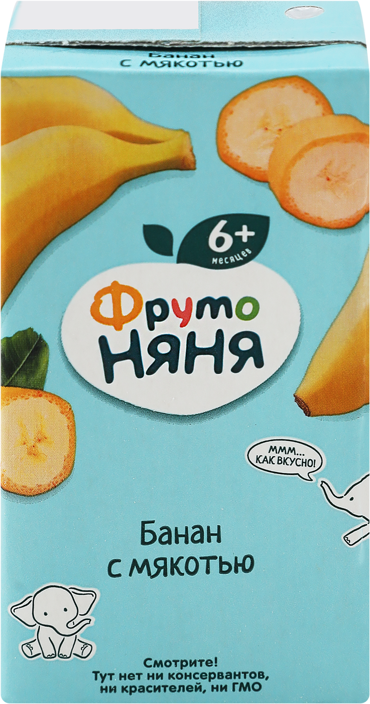 Изображение товара Нектар ФРУТОНЯНЯ Банан с мякотью, с 6 месяцев, 200мл
