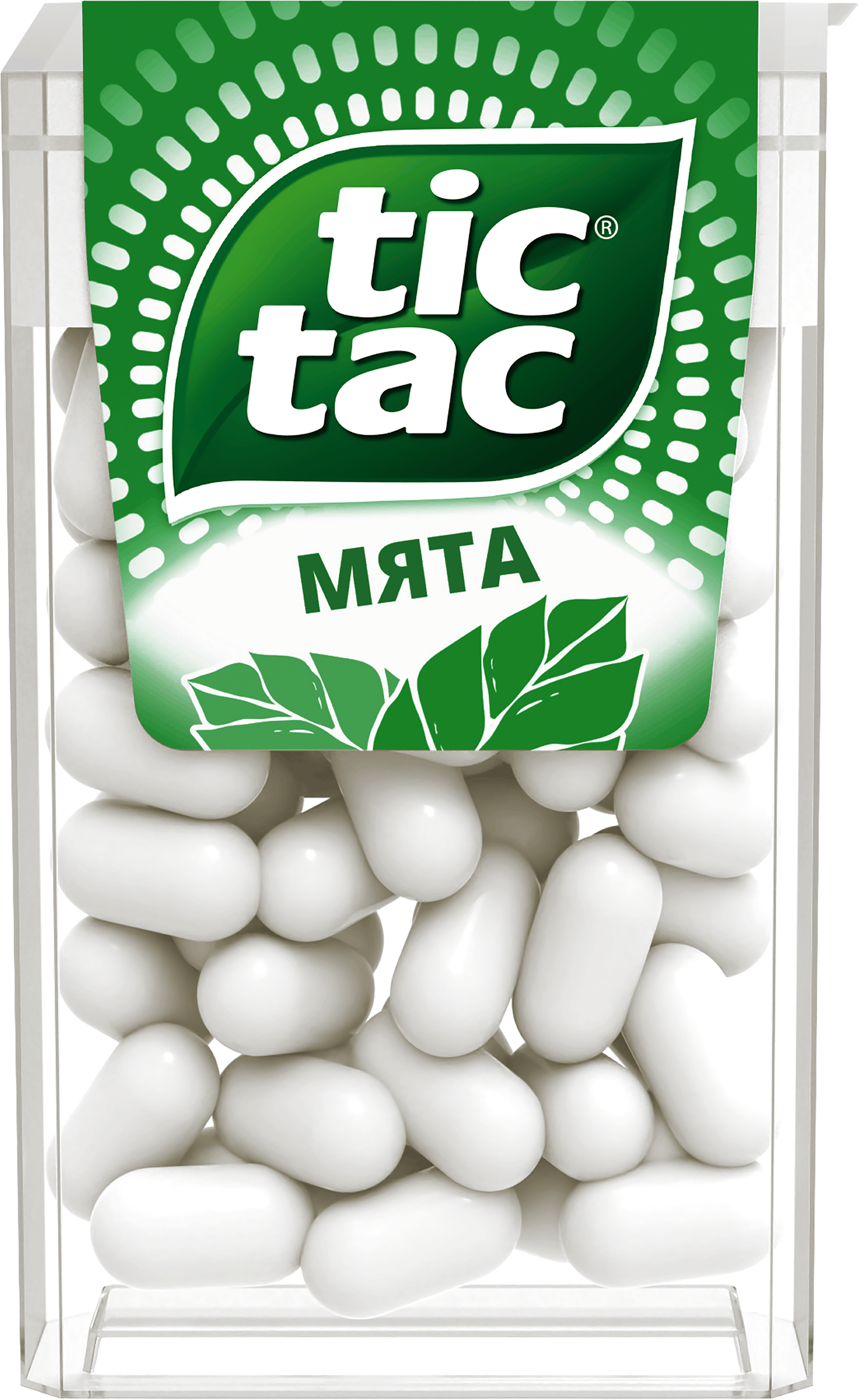 Изображение товара Драже TIC TAC Мята 16г освежает дыхание и не содержит сахара