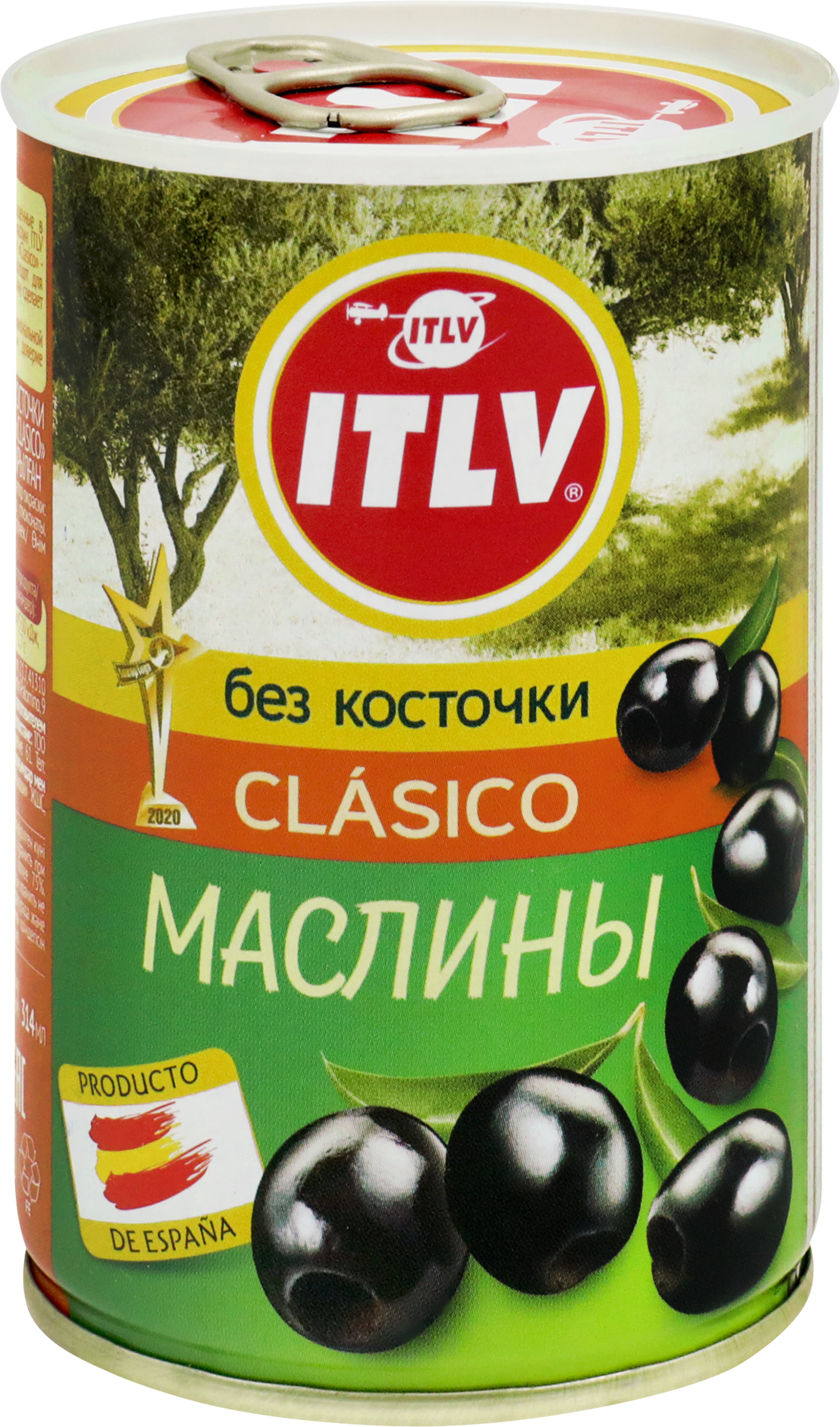 Изображение товара Маслины без косточки ITLV Clasico, 314мл