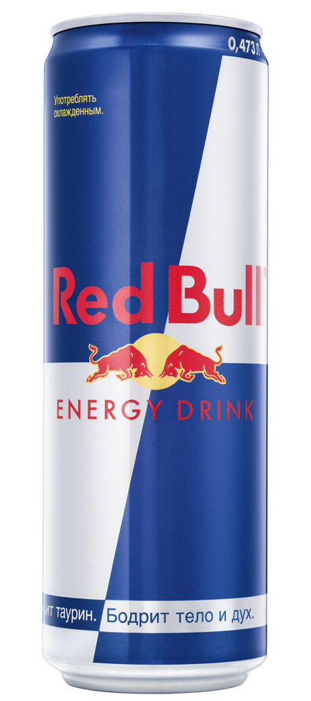 Изображение товара Энергетический напиток RED BULL большая банка газированный 0.473л