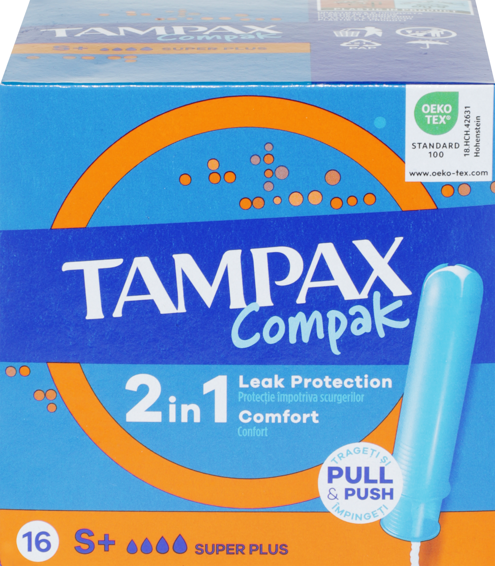 Изображение товара Тампоны TAMPAX Compak Super Plus с аппликатором 16шт - надежная защита и комфорт Изображение товара Тампоны TAMPAX Compak Super Plus с аппликатором 16шт - надежная защита и комфорт