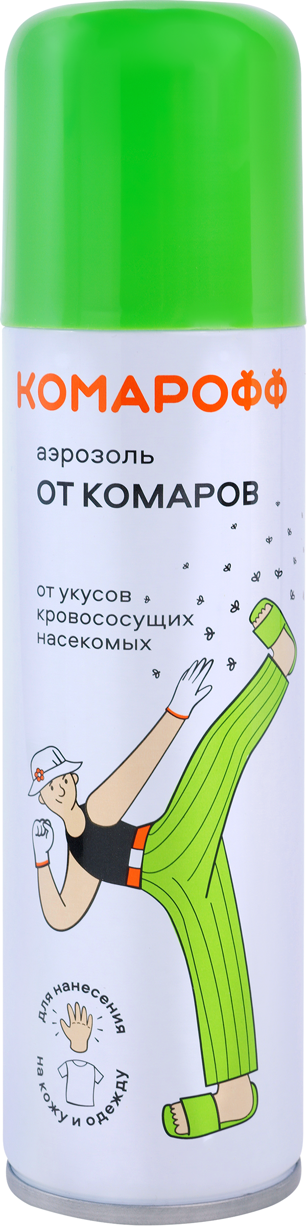 Изображение товара Аэрозоль от укусов кровососущих насекомых КОМАРОФФ, 150мл