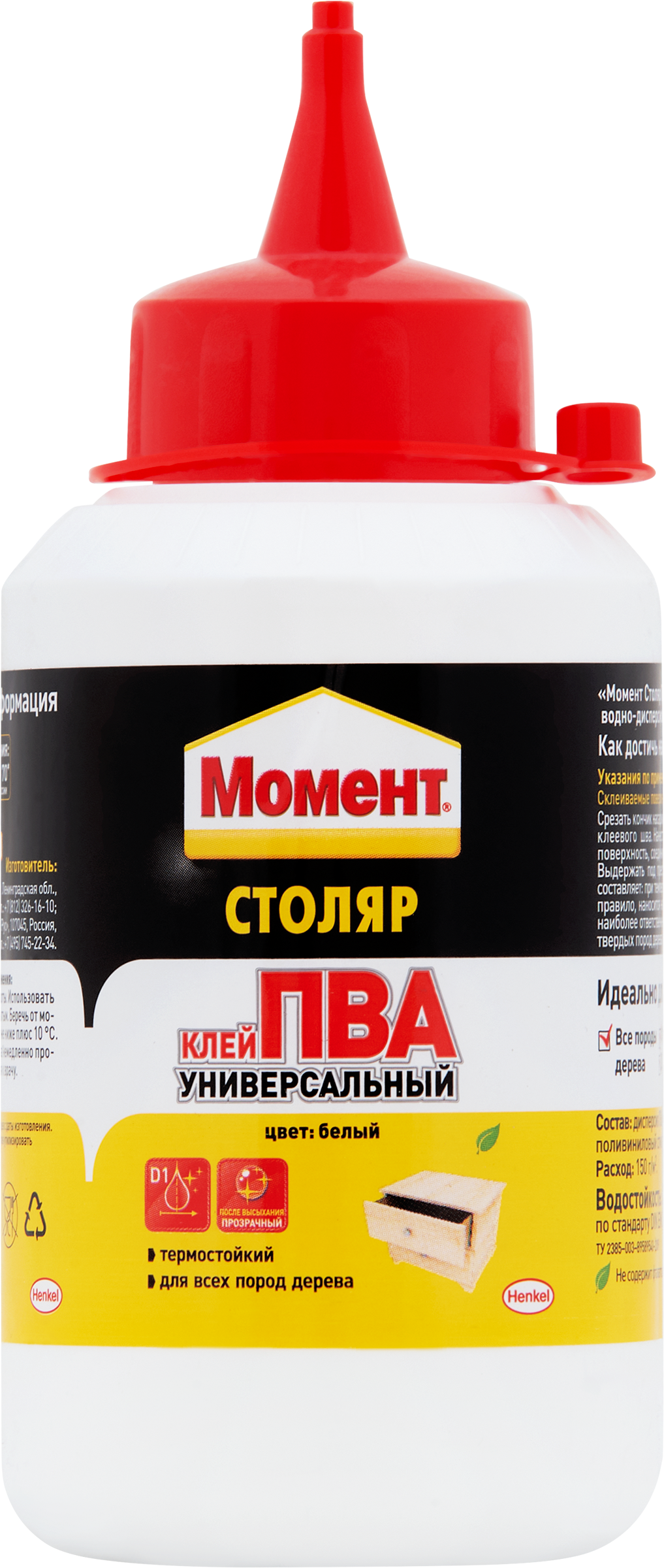 Изображение товара Клей МОМЕНТ ПВА Столяр универсальный, 250г