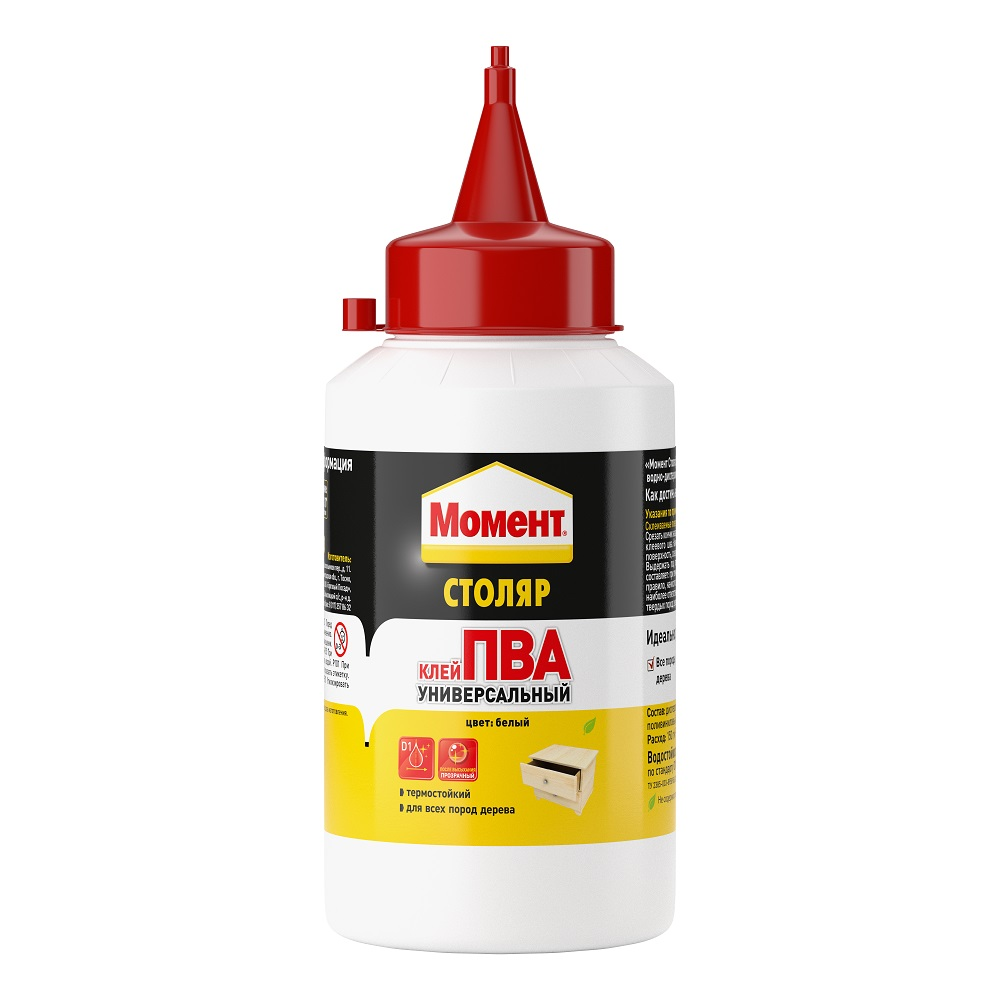 Изображение товара Клей МОМЕНТ ПВА Столяр универсальный 250г для дерева и ремонта