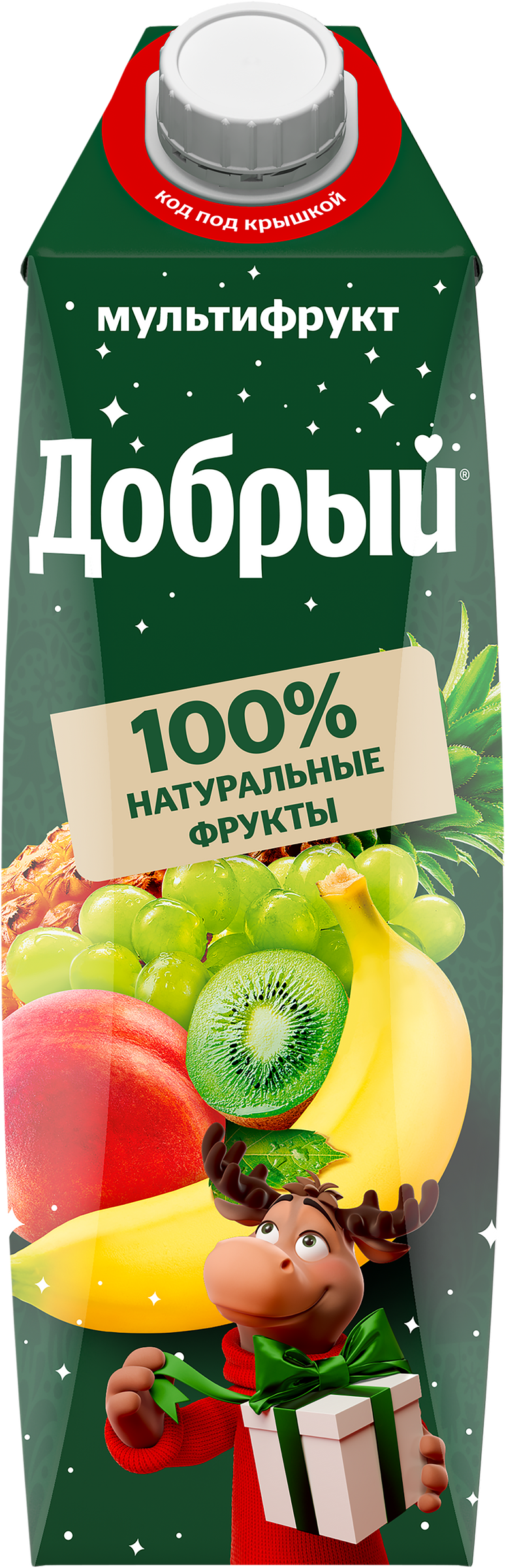 Изображение товара Нектар ДОБРЫЙ Мультифрукт 1л с ярким вкусом фруктов иVitamin C