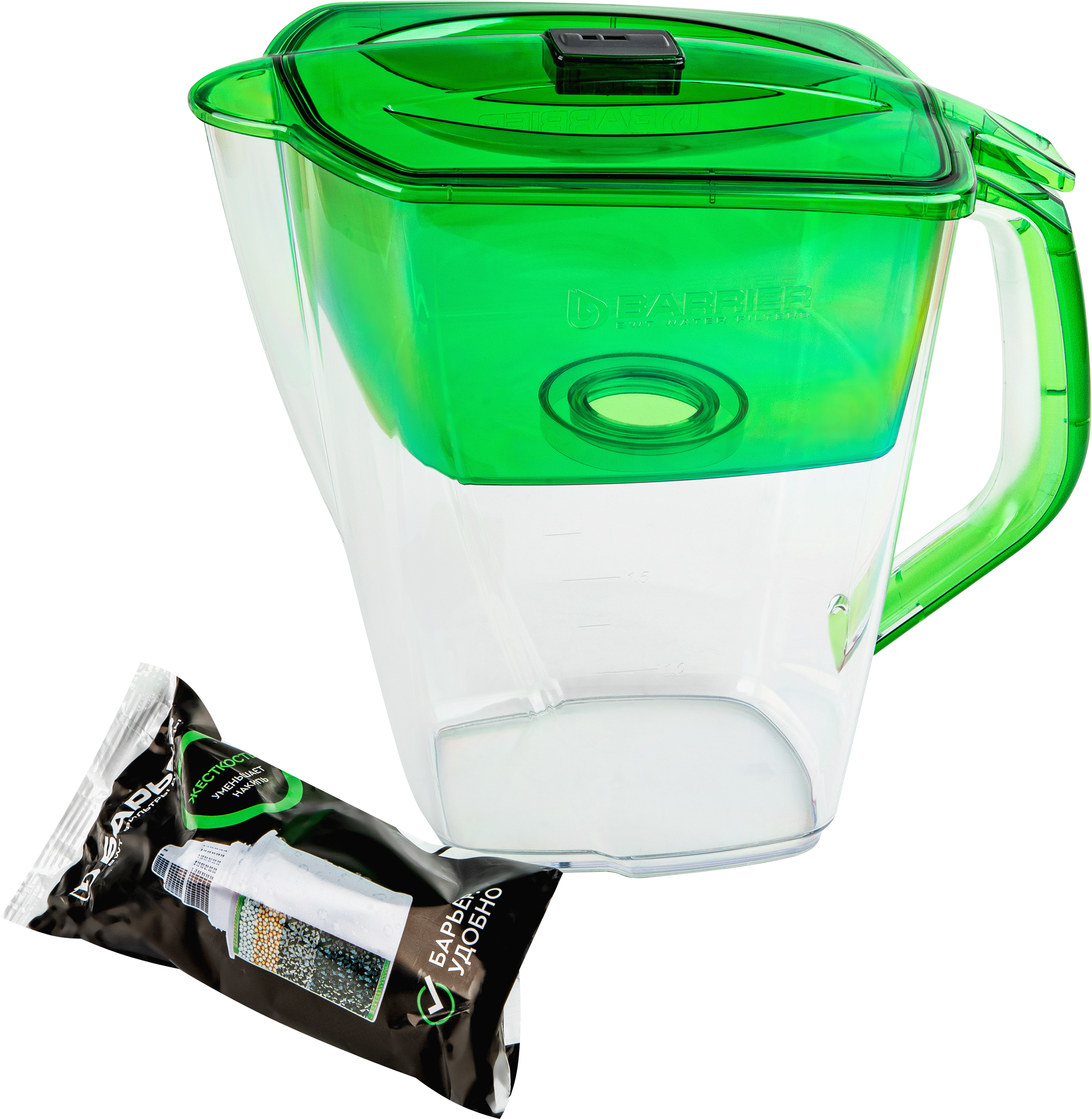 Изображение товара Фильтр-кувшин БАРЬЕР Гранд-Нео 4л с индикатором и сменным картриджем