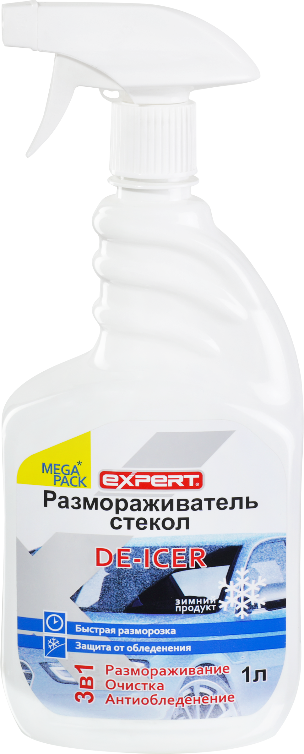 Изображение товара Антиобледенитель EXPERT размораживатель стекол, триггер, 1л