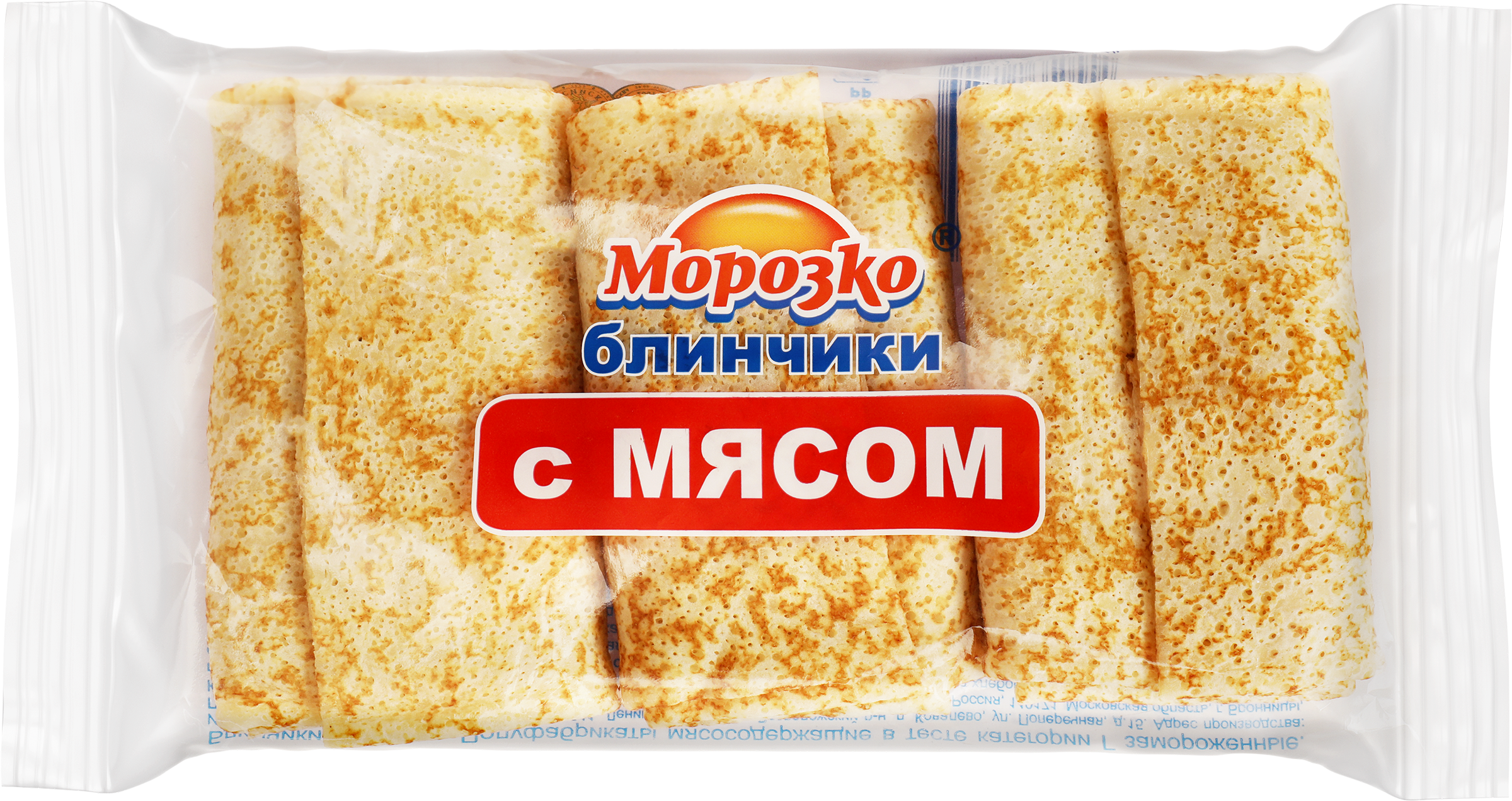 Изображение товара Блинчики МОРОЗКО с мясом, 210г