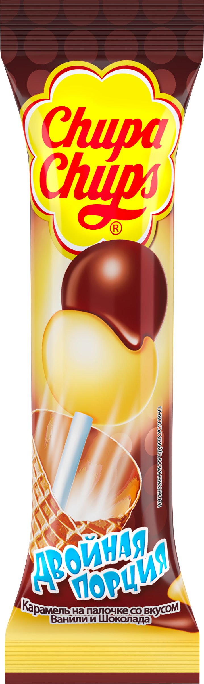 Изображение товара Карамель CHUPA CHUPS Двойная порция ассорти 16,8г