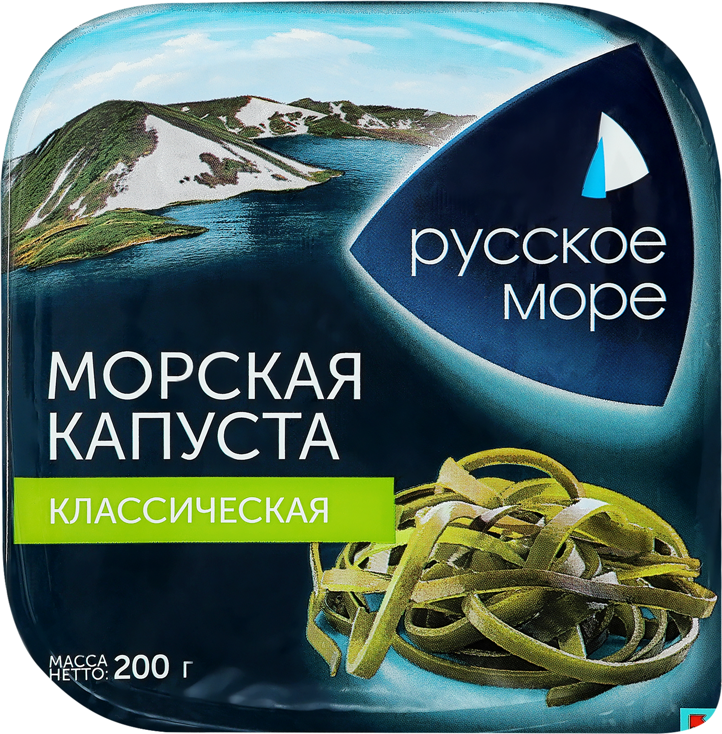 Изображение товара Морская капуста маринованная РУССКОЕ МОРЕ Классическая, 200г