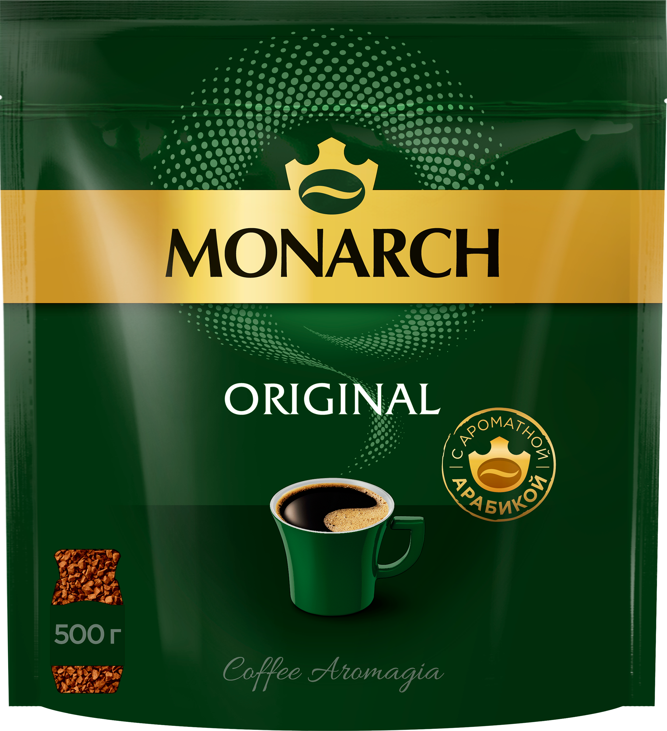 Изображение товара Кофе растворимый MONARCH Original натуральный сублимированный, 500г