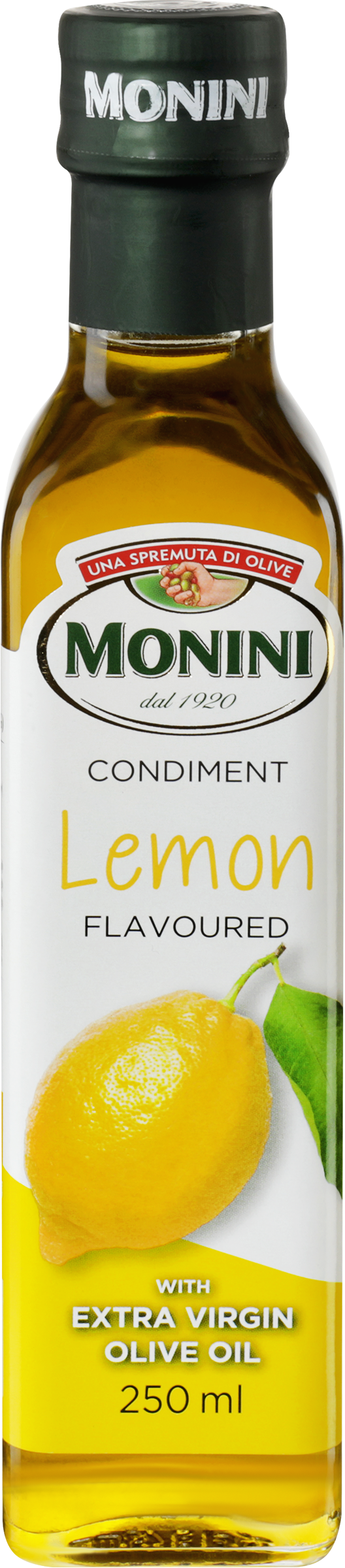 Изображение товара Масло оливковое MONINI Limone с ароматом лимона, Extra Vergine, 250мл