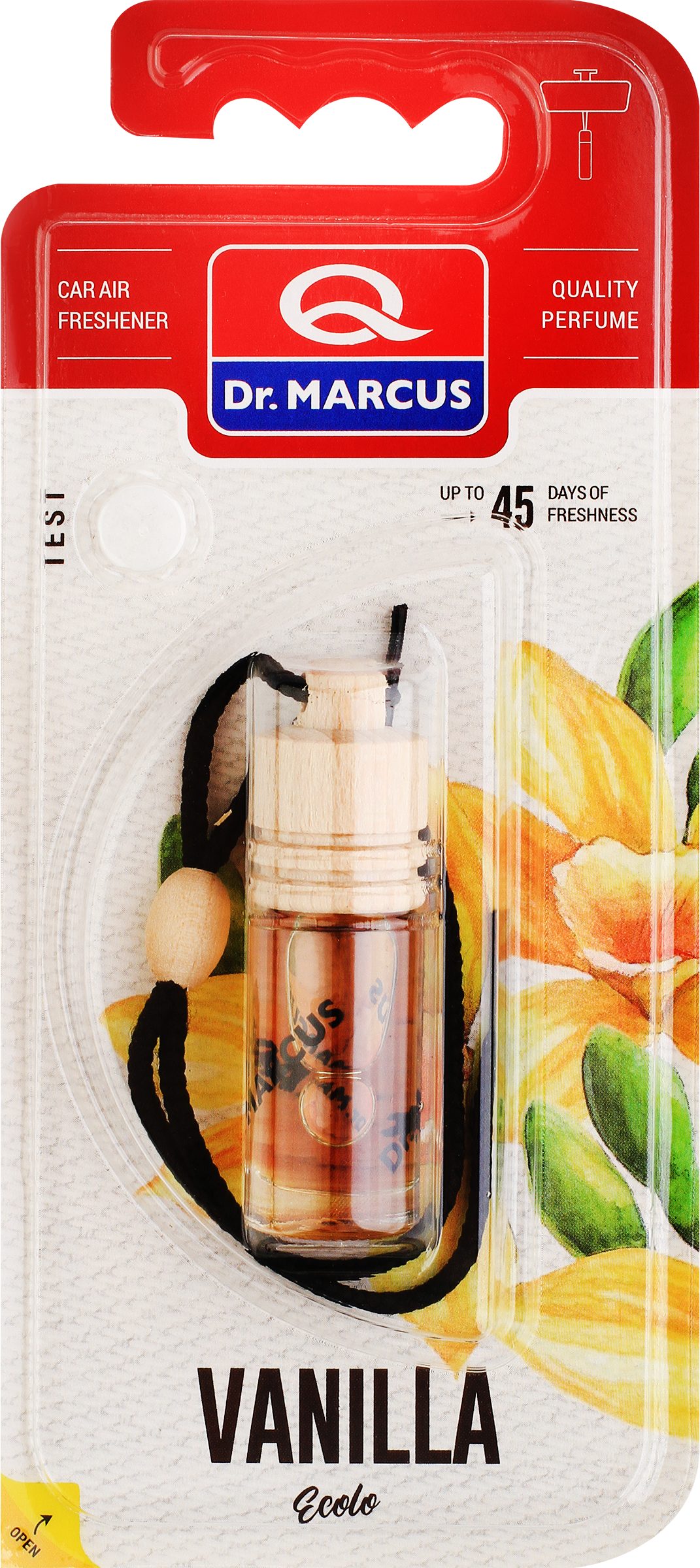 Изображение товара Автомобильный ароматизатор DR MARCUS Ecolo ваниль 308 жидкий в блистере