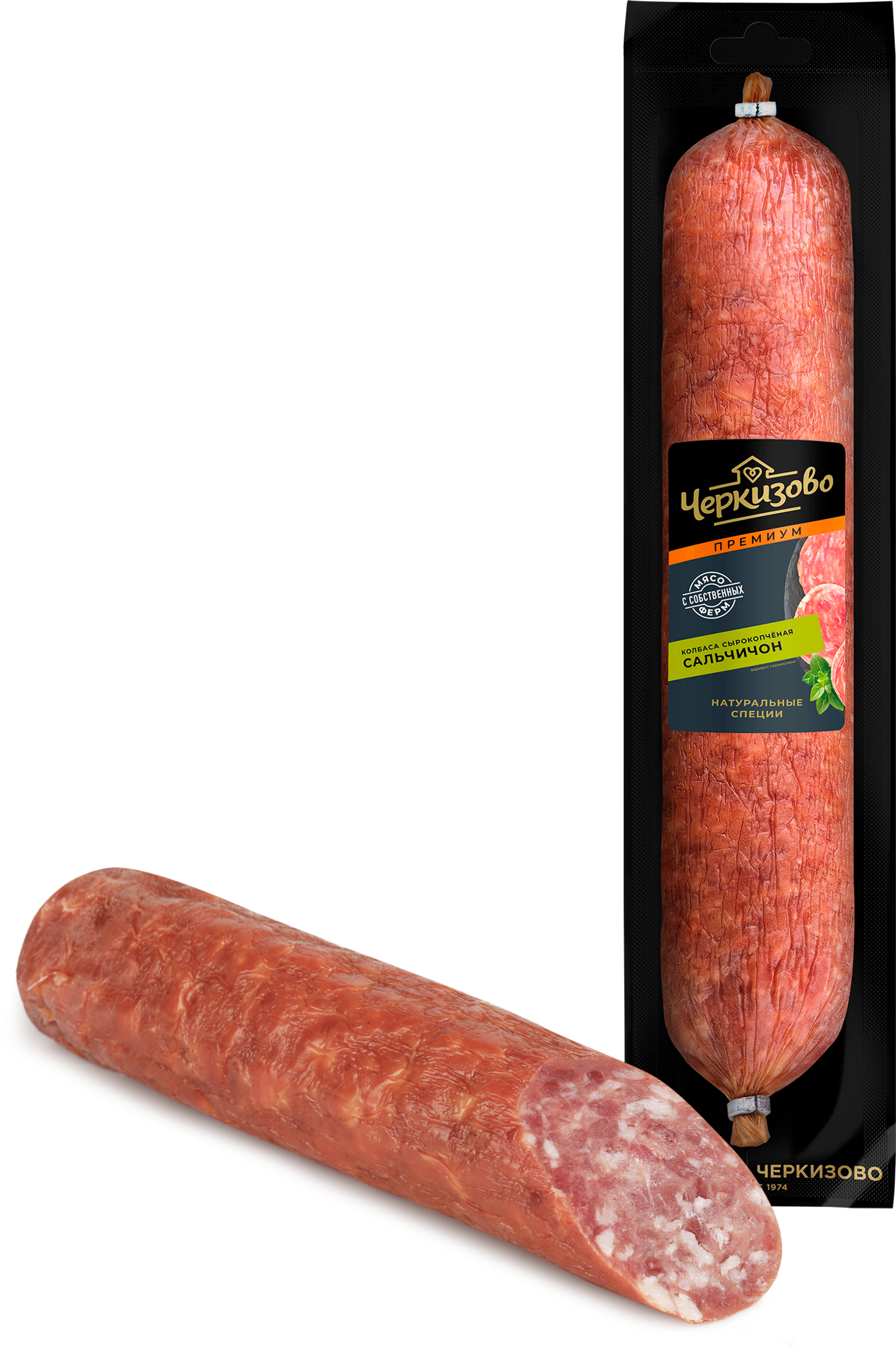 Изображение товара Колбаса сырокопченая ЧЕРКИЗОВО ПРЕМИУМ Сальчичон, весовая, свинина