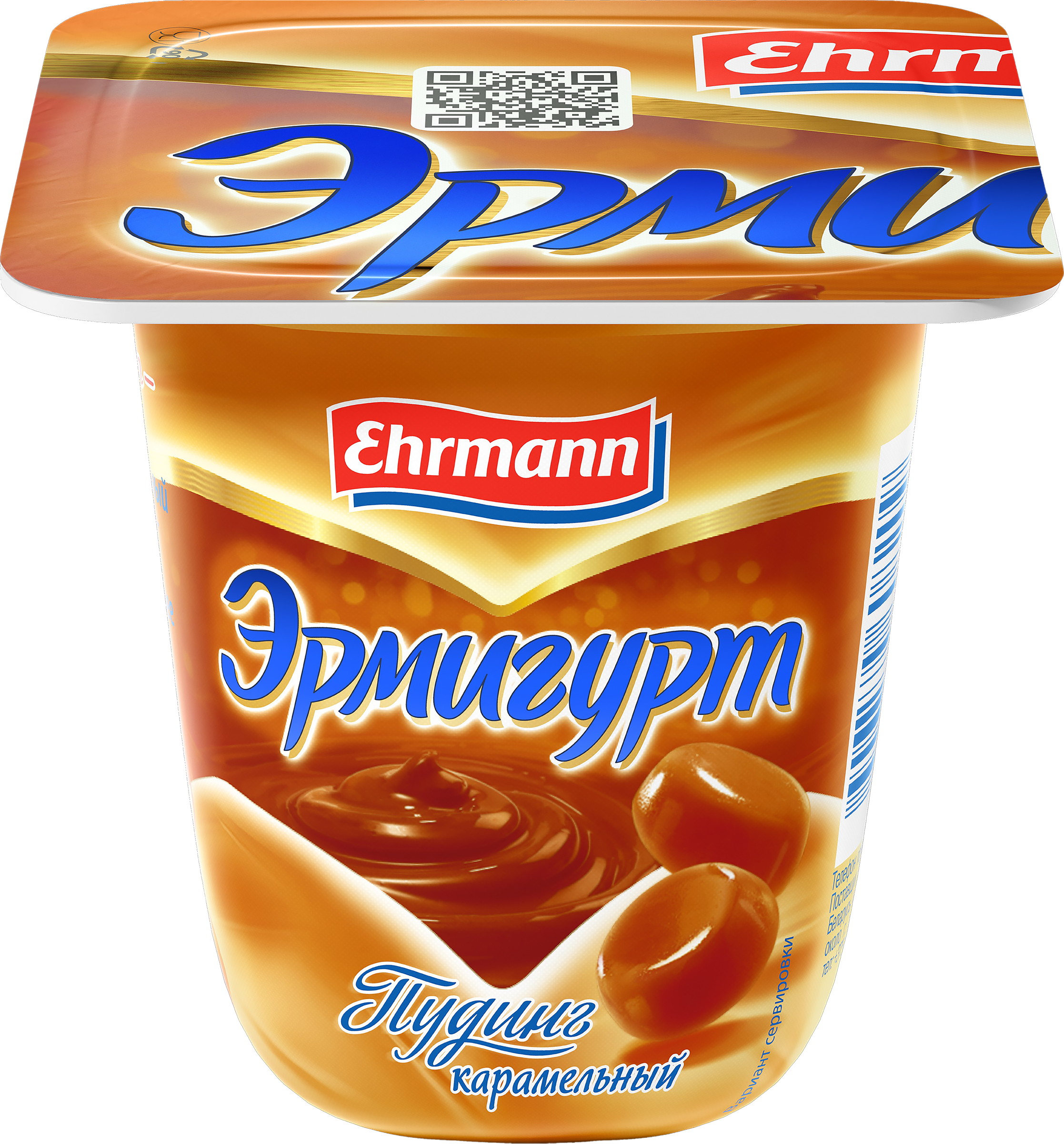 Изображение товара Пудинг EHRMANN Эрмигурт Экстра Bella Caramel 3%, без змж, 100г