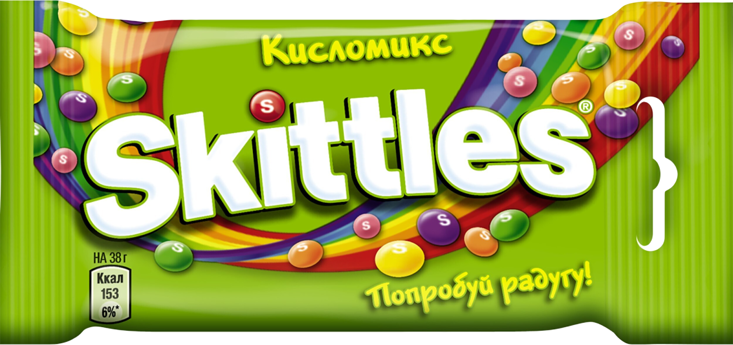Изображение товара Драже SKITTLES Кисломикс в сахарной глазури 38г фруктовые конфеты