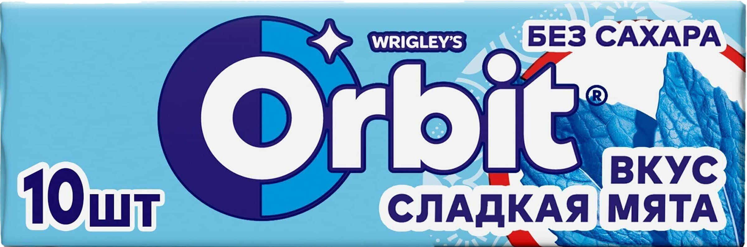 Изображение товара Жевательная резинка ORBIT Сладкая мята, 13,6г