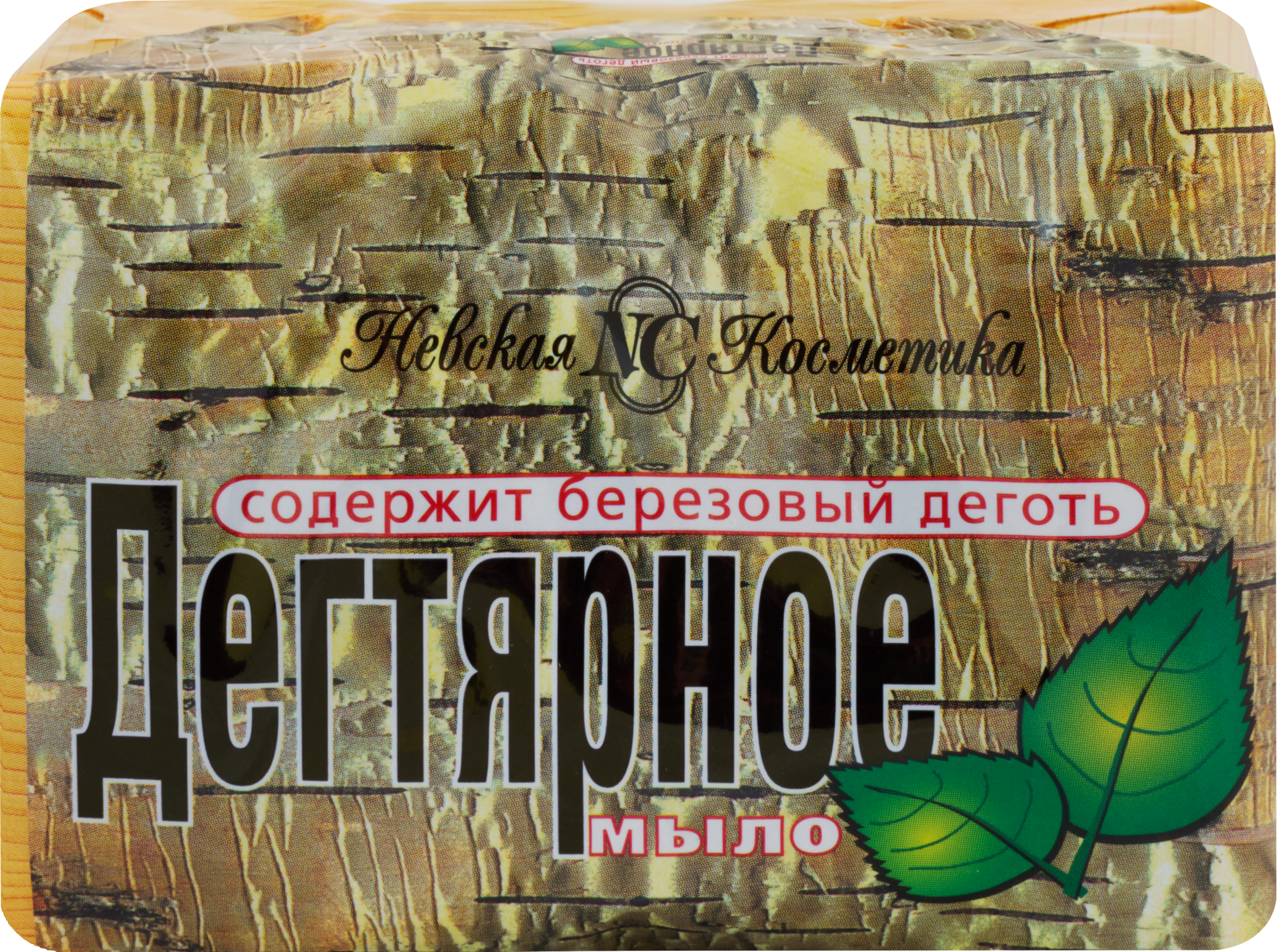 Изображение товара Туалетное мыло НЕВСКАЯ КОСМЕТИКА Дегтярное, с березовым дегтем, 4шт