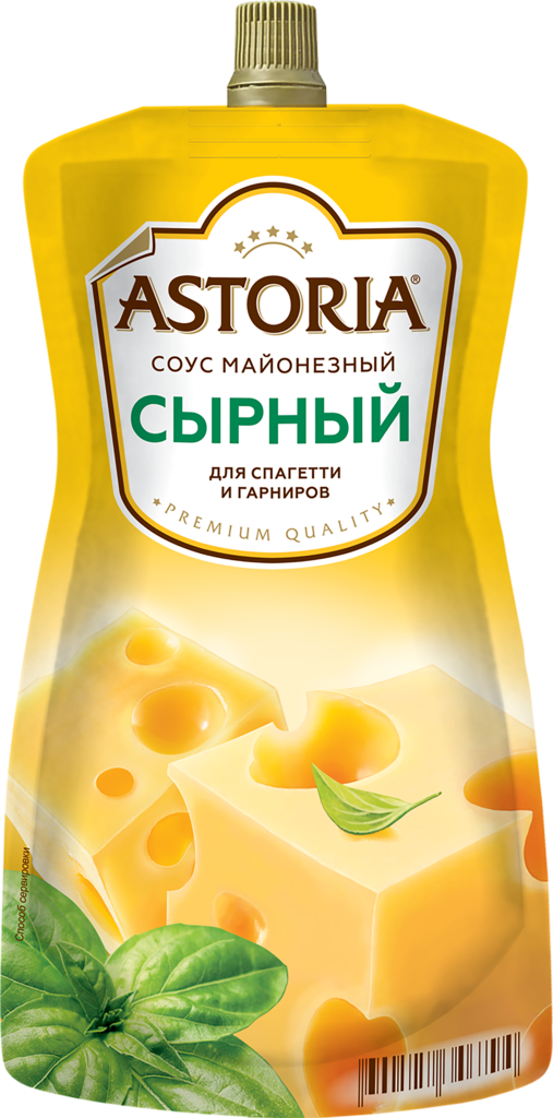 Изображение товара Соус майонезный АСТОРИЯ Сырный 42%, 233г