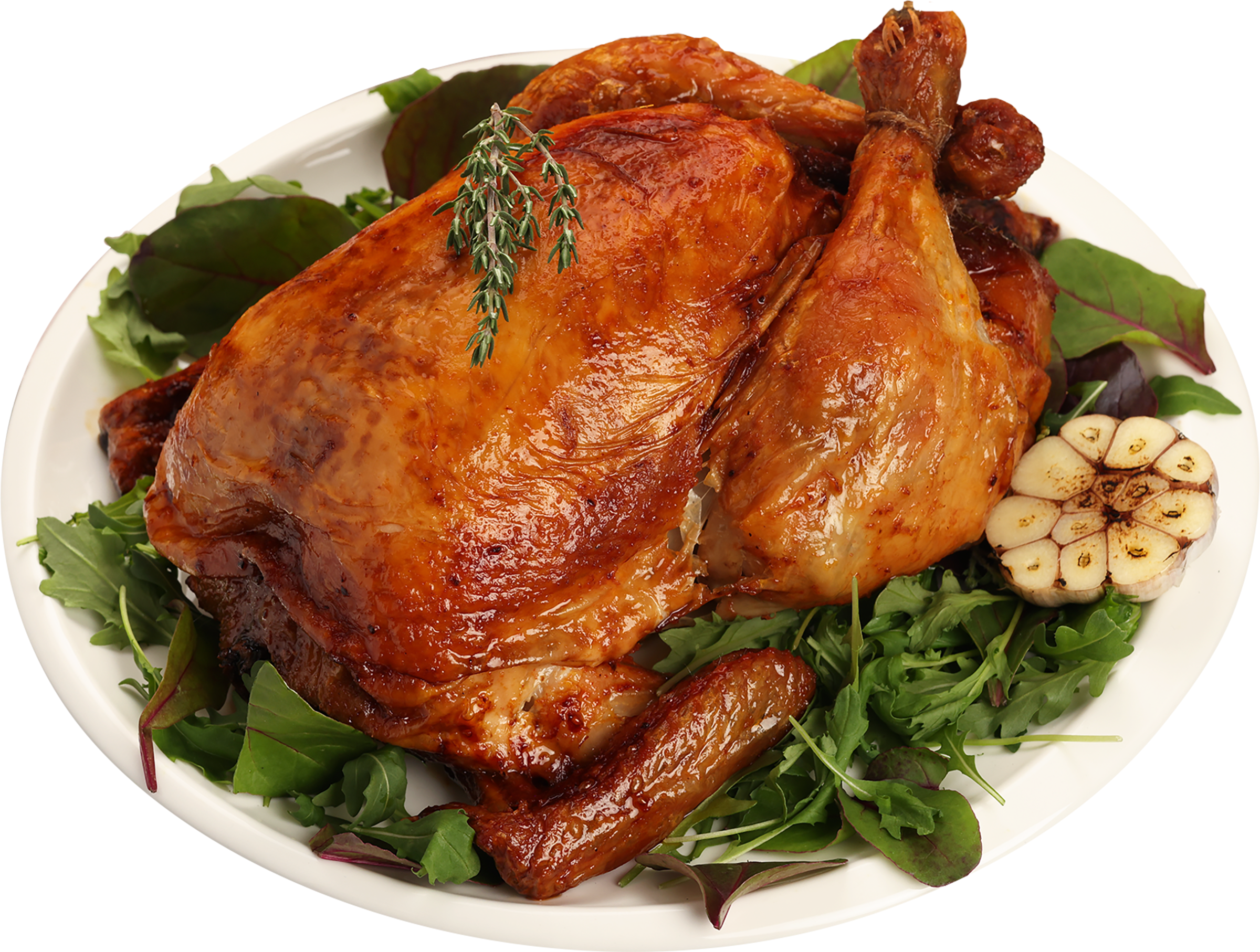 Изображение товара Цыпленок ЛЕНТА FRESH Новогодний с яблоками и черносливом, весовой