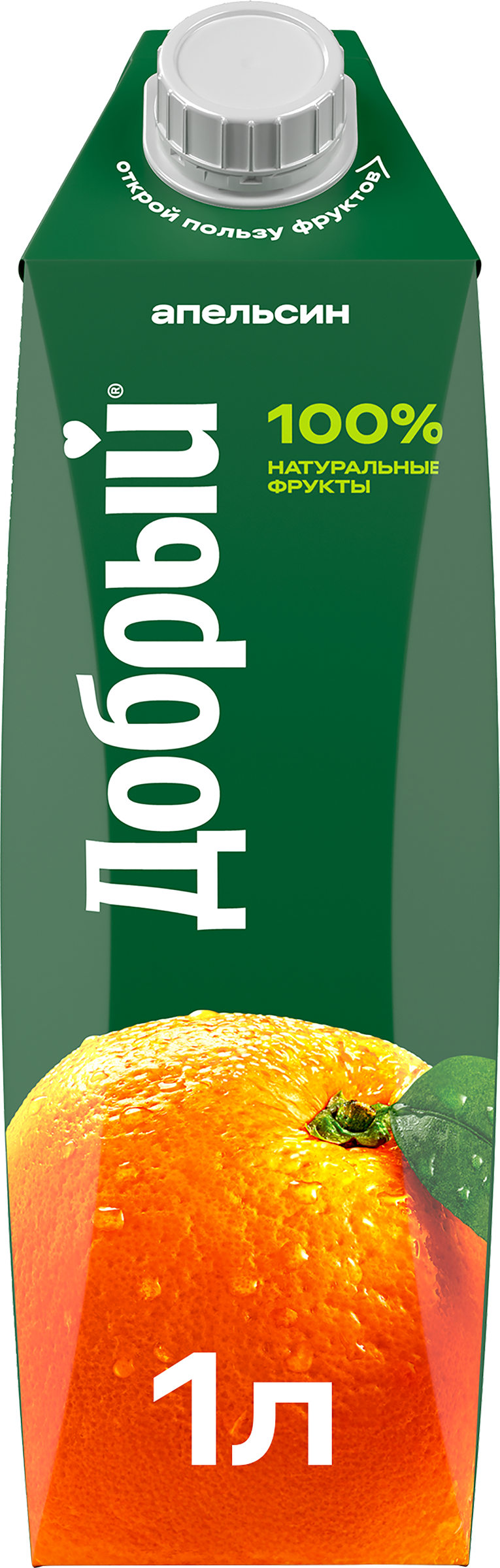 Изображение товара Нектар ДОБРЫЙ Апельсин 1л натуральный фруктовый напиток без консервантов