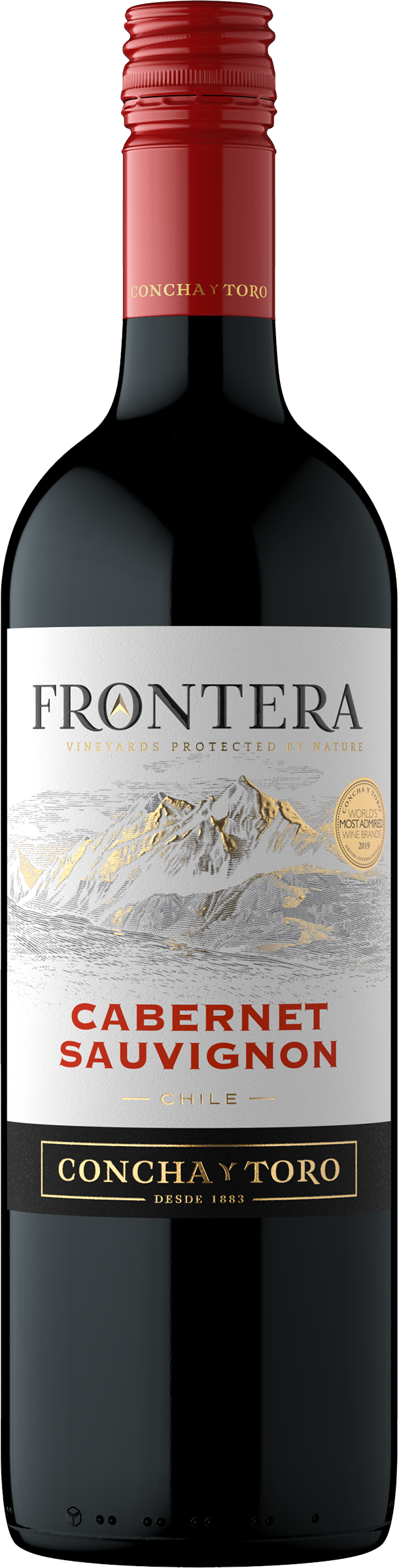 Изображение товара Вино FRONTERA Каберне Совиньон красное полусухое 0.75л