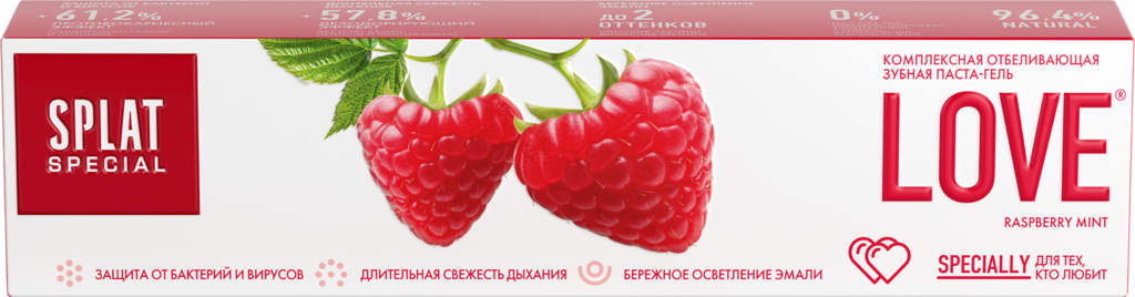 Изображение товара Зубная паста SPLAT Любовь серии Special, 75 мл для ухода за полостью рта