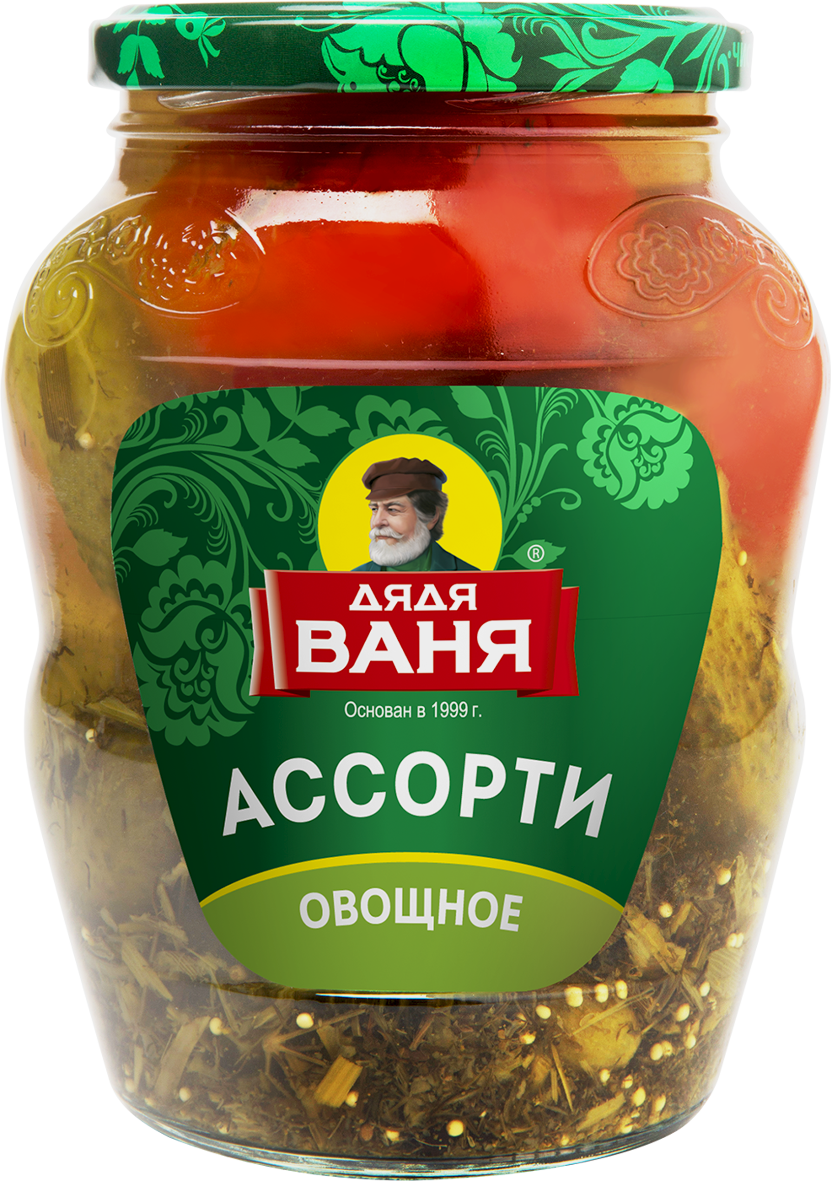 Изображение товара Ассорти маринованное ДЯДЯ ВАНЯ огурцы и томаты 680г Изображение товара Ассорти маринованное ДЯДЯ ВАНЯ огурцы и томаты 680г