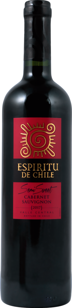 Изображение товара Вино ESPIRITU DE CHILE Каберне Совиньон Валле Централь красное полусладкое, 0.75л