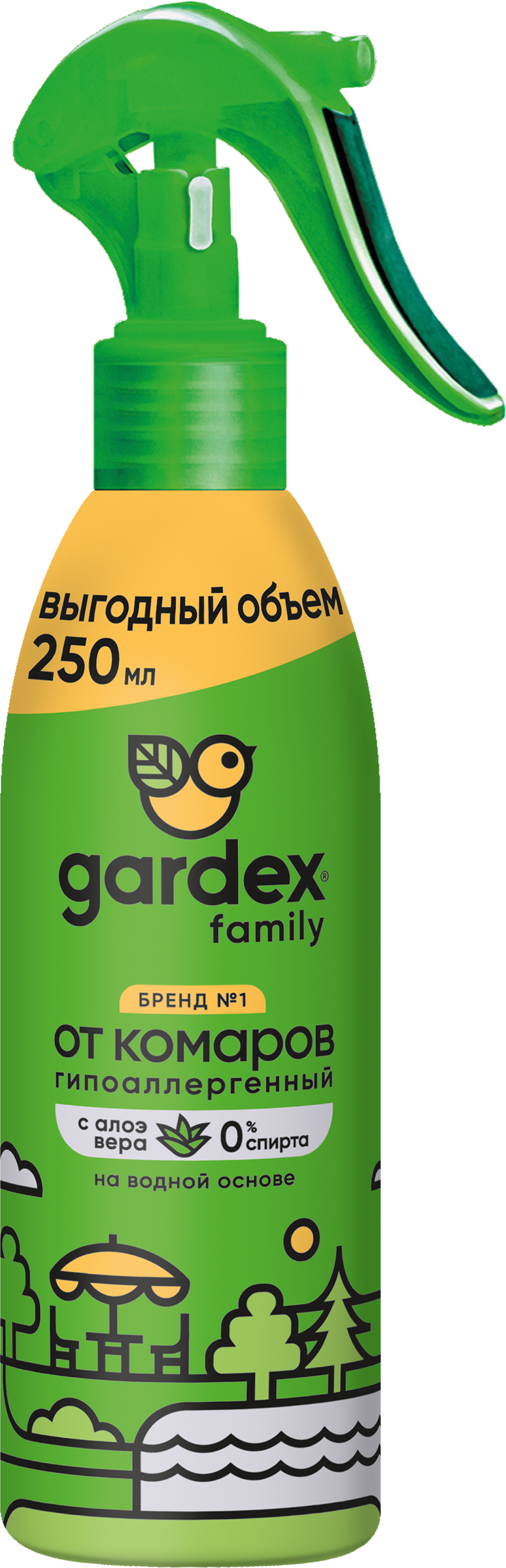 Изображение товара Спрей от комаров GARDEX Family, 250мл