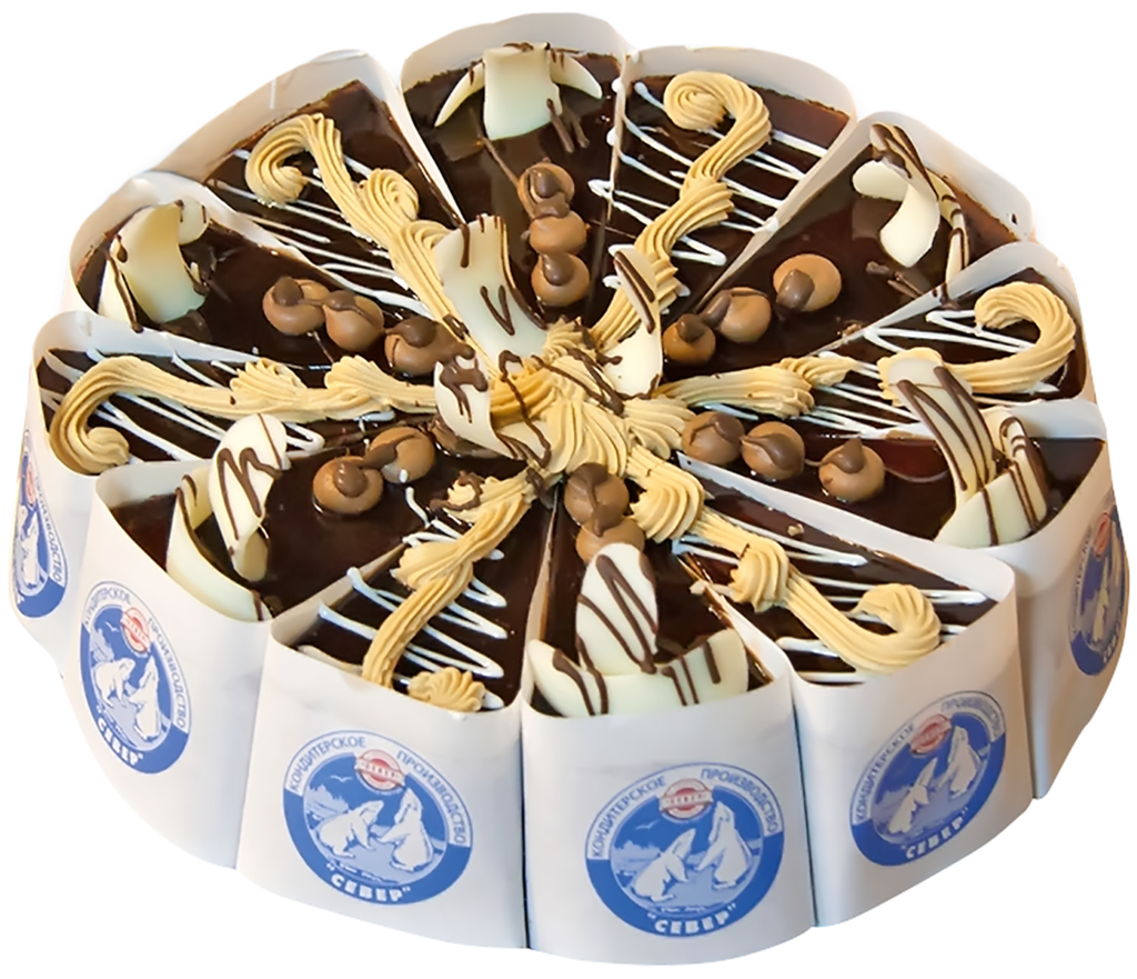 Изображение товара Торт банановый флирт 1 кг СЕВЕР - натуральный и вкусный десерт с бананами