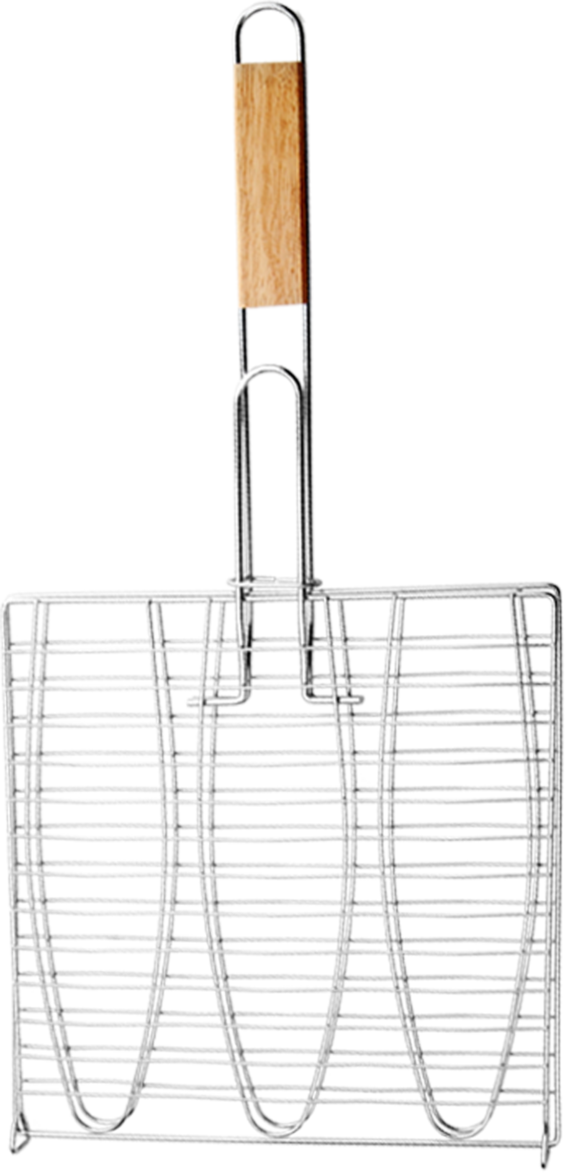 Изображение товара Решетка для рыбы GIARDINO CLUB 58х28х2см с регулируемой высотой для гриля и мангала