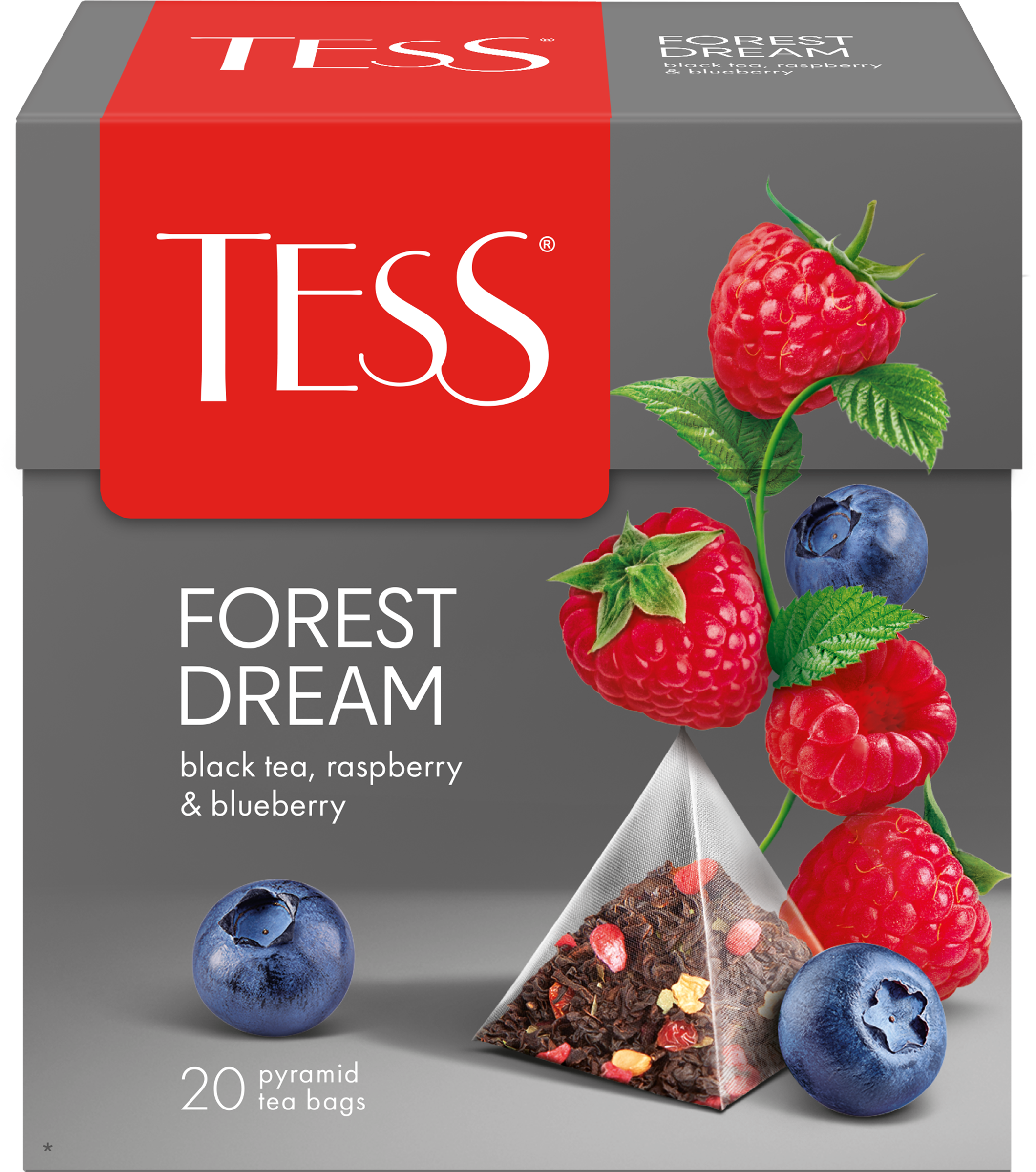 Изображение товара Чай черный TESS Forest Dream с лесными ягодами, 20 пакетиков