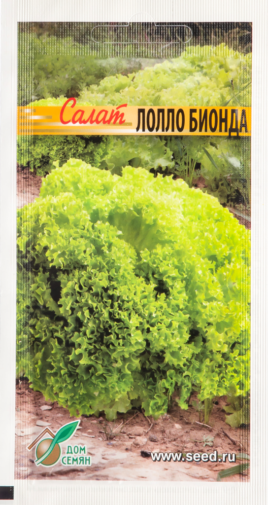 Изображение товара Семена ГАНСУ ХЕНГ ЛОНГ Салат Лолло Бионда, 0,6г