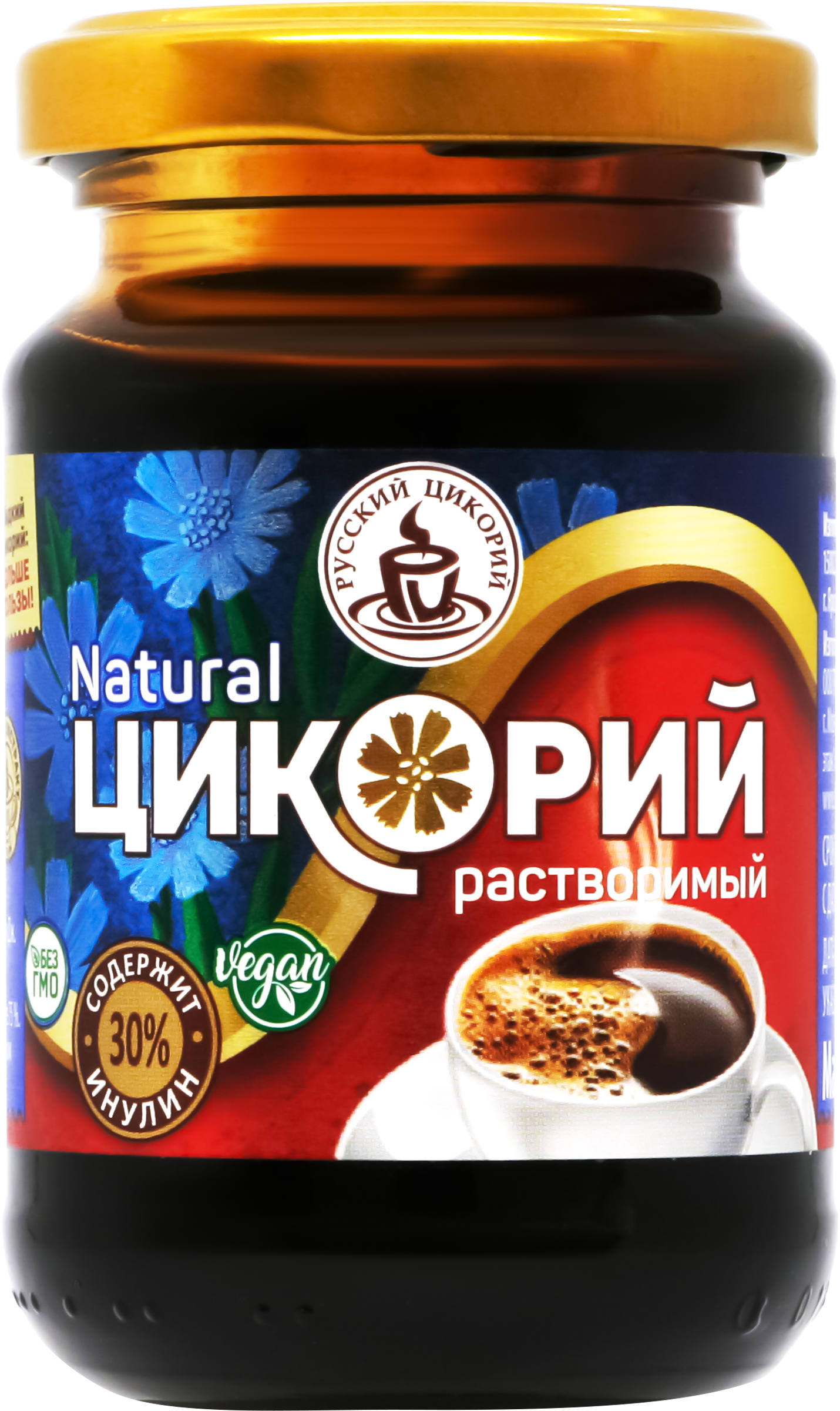 Изображение товара Цикорий растворимый жидкий РУССКИЙ ЦИКОРИЙ натуральный, ст/б, 200г