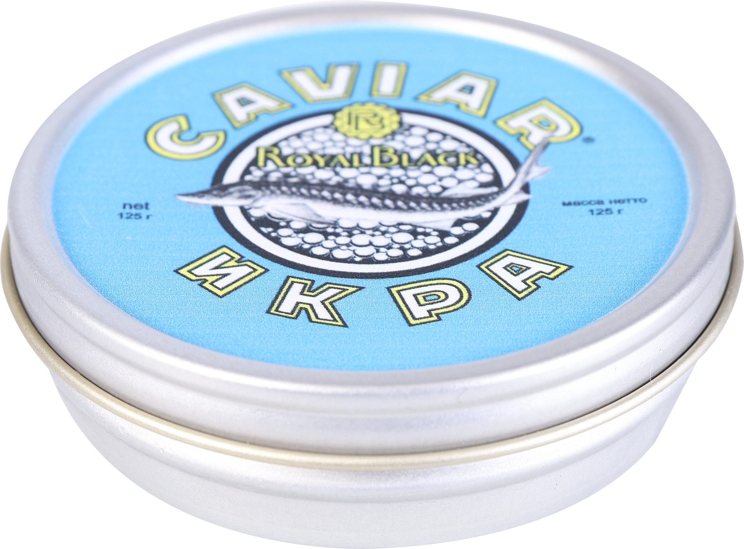 Изображение товара Икра осетровая ROYAL BLACK зернистая 125г вкусный деликатес премиум качества