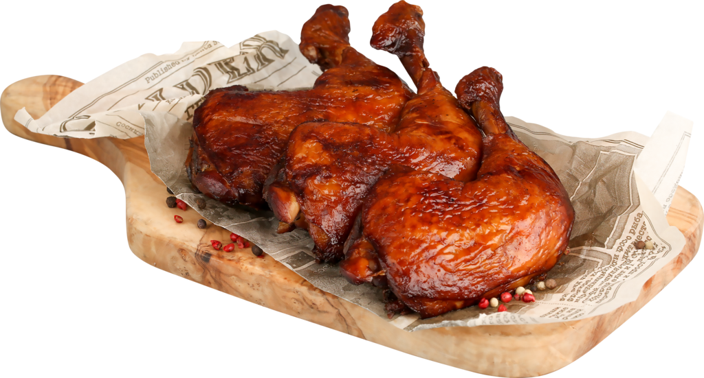 Изображение товара Варено-копченые куриные окорочка ЛЕНТА FRESH, готовое мясо, Россия