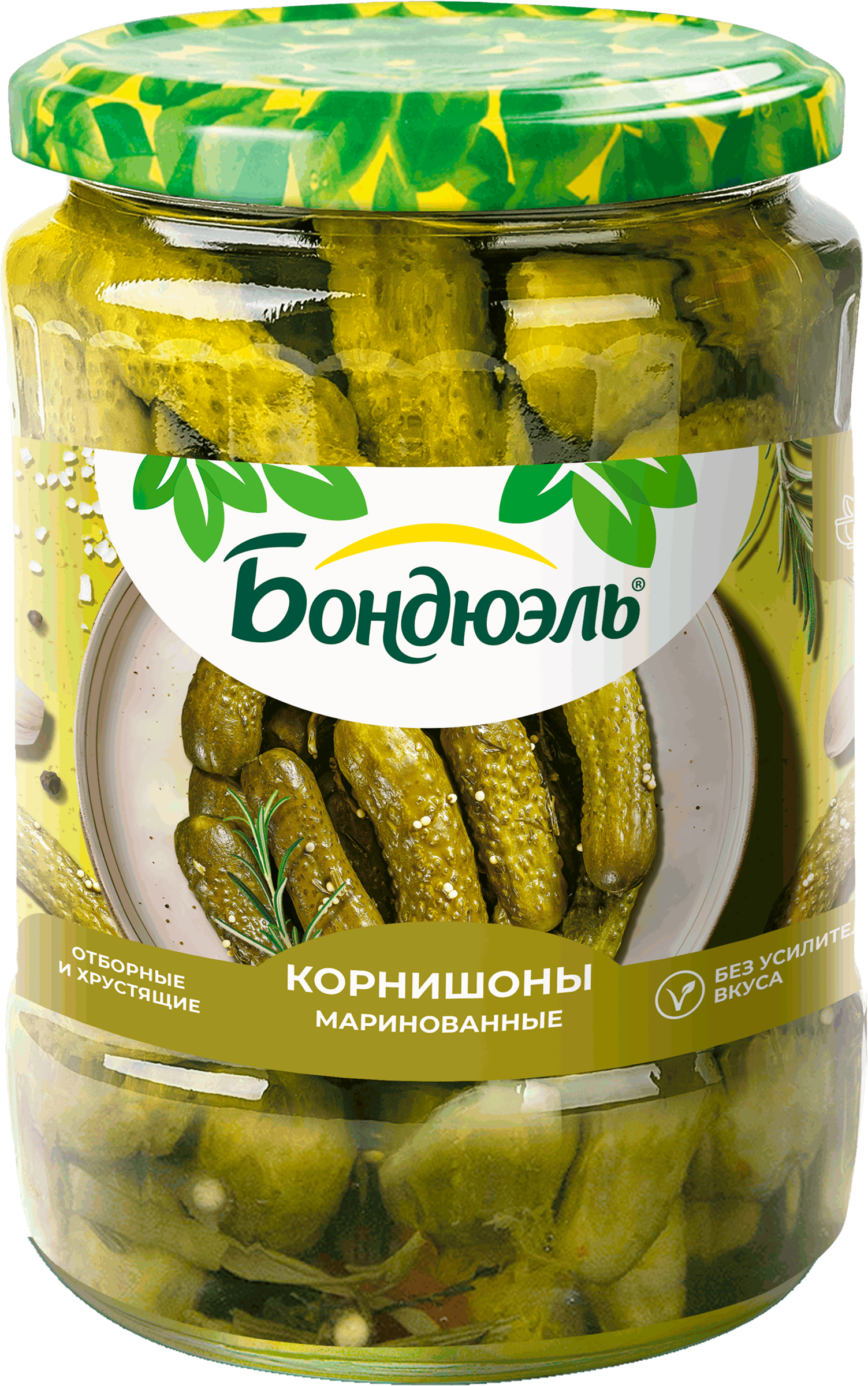 Изображение товара Корнишоны маринованные БОНДЮЭЛЬ, 580мл