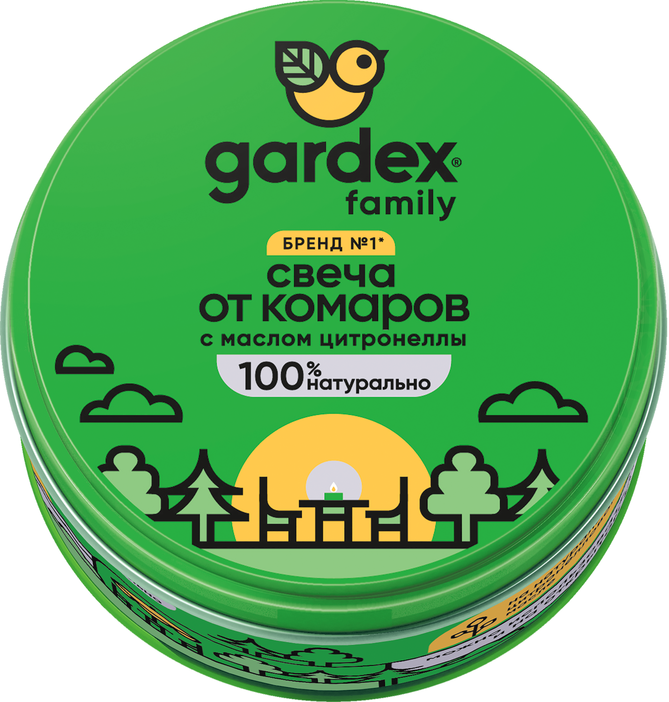 Изображение товара Свеча репеллентная от комаров GARDEX Family