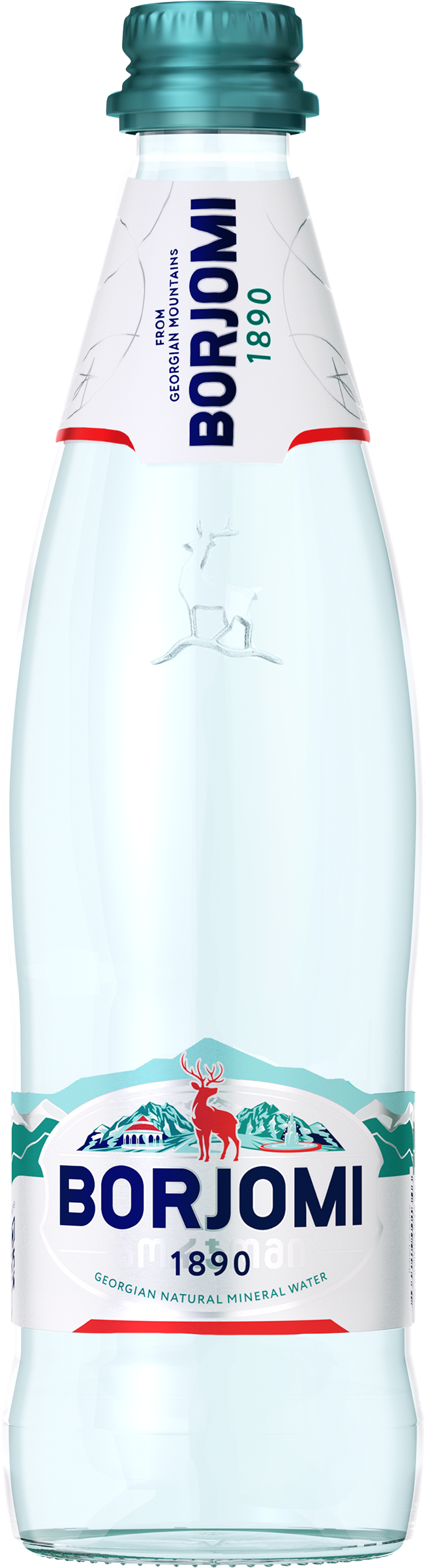 Изображение товара Вода минеральная BORJOMI природная лечебно-столовая газированная, 0.5л