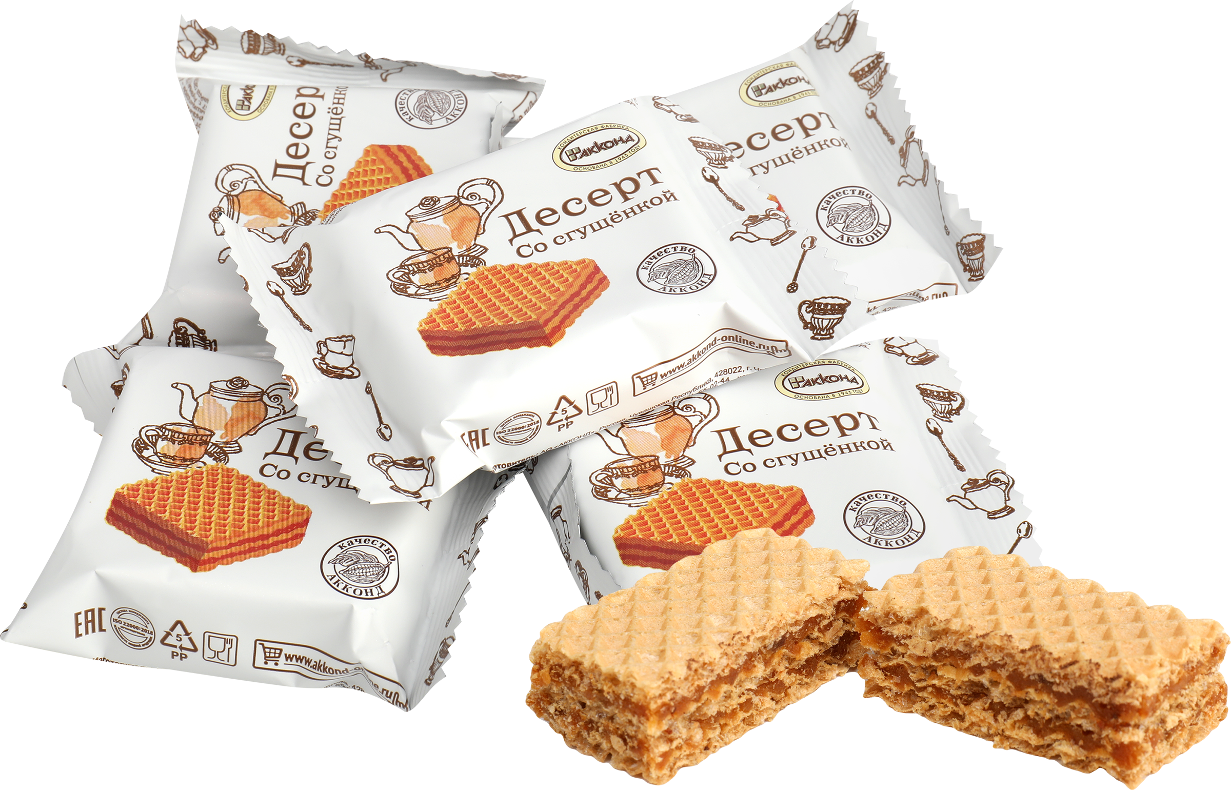 Изображение товара Конфеты АККОНД Десерт со сгущенкой, весовые - сладкое угощение