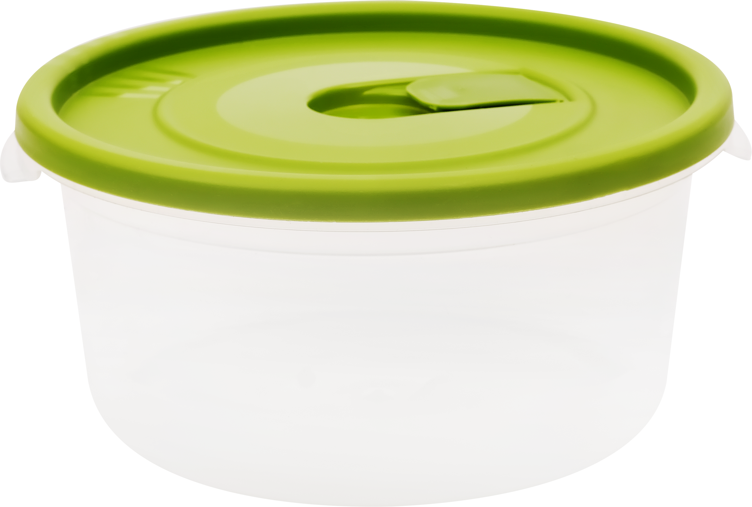 Изображение товара Контейнер с клапаном ПОЛИМЕРБЫТ Смайл круглый СВЧ Арт. C521