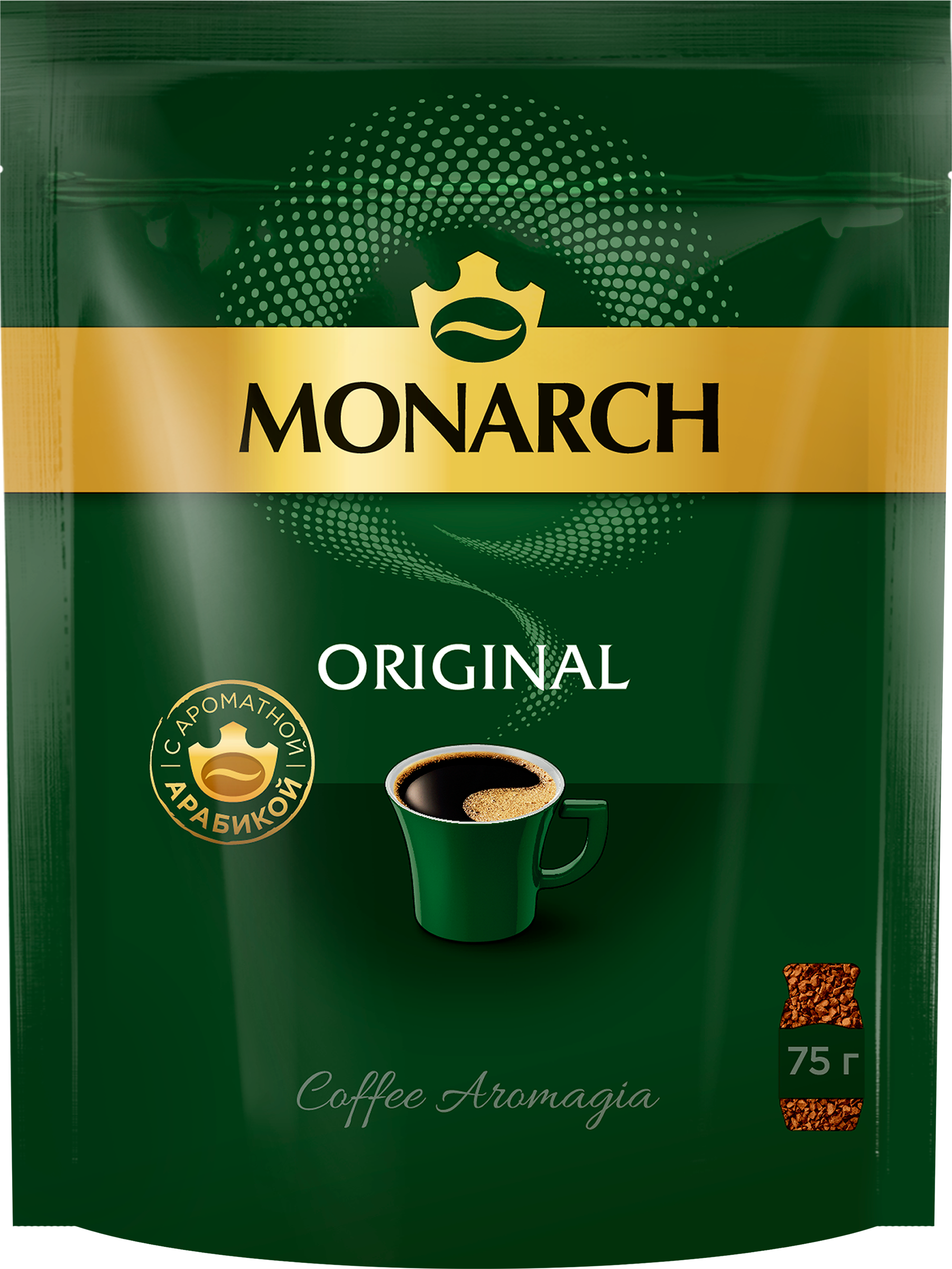Изображение товара Кофе растворимый MONARCH Original натуральный сублимированный 75г